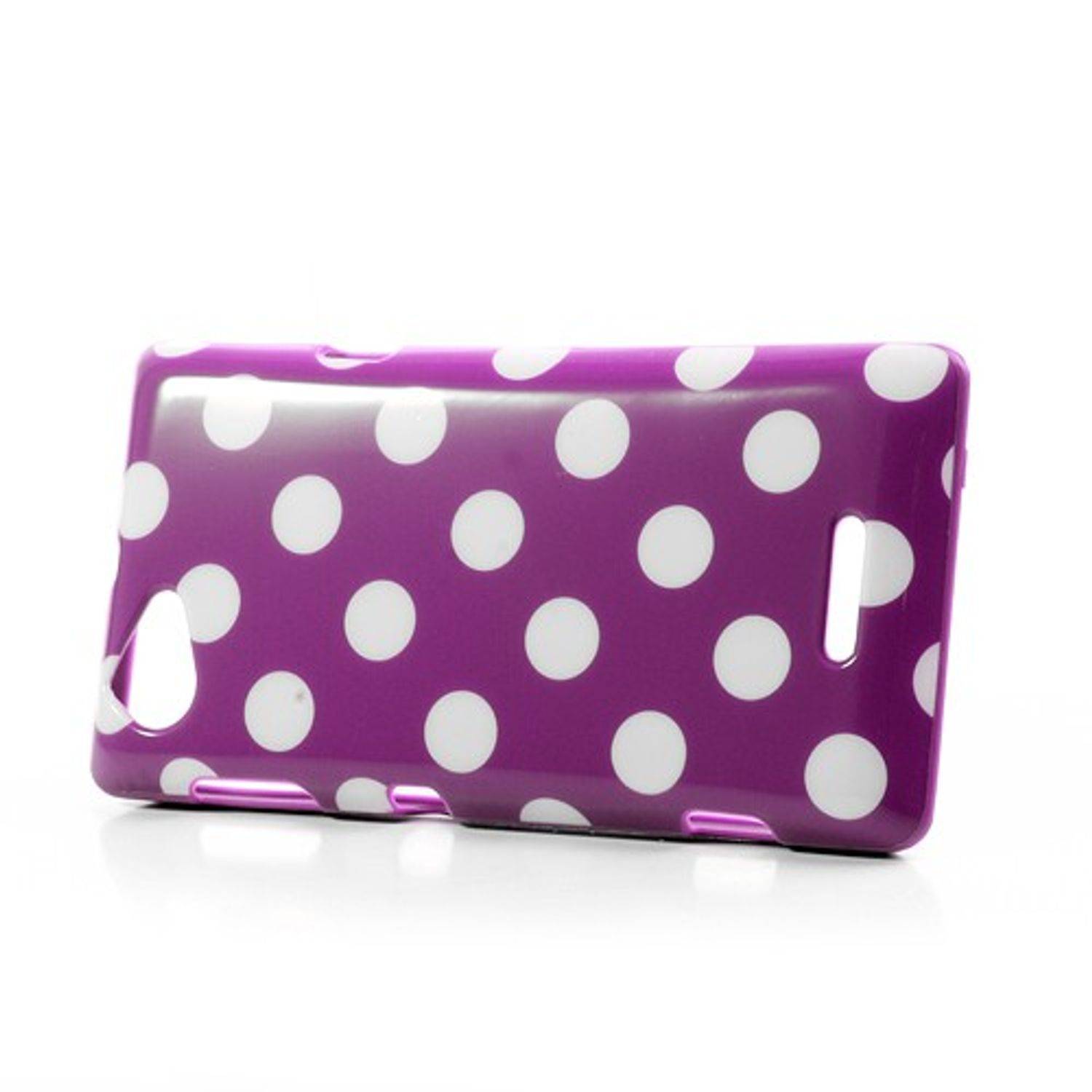 Sony Xperia L S36h Handyhülle Backcover Schwarz