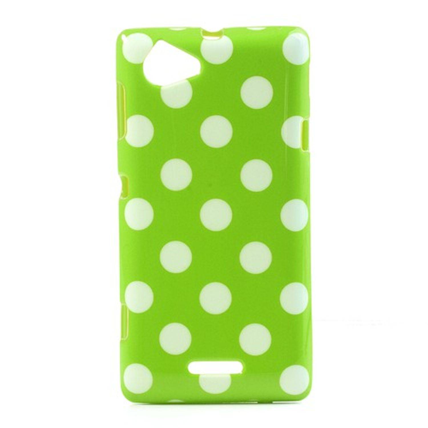 Sony Xperia L S36h Handyhülle Backcover Grün