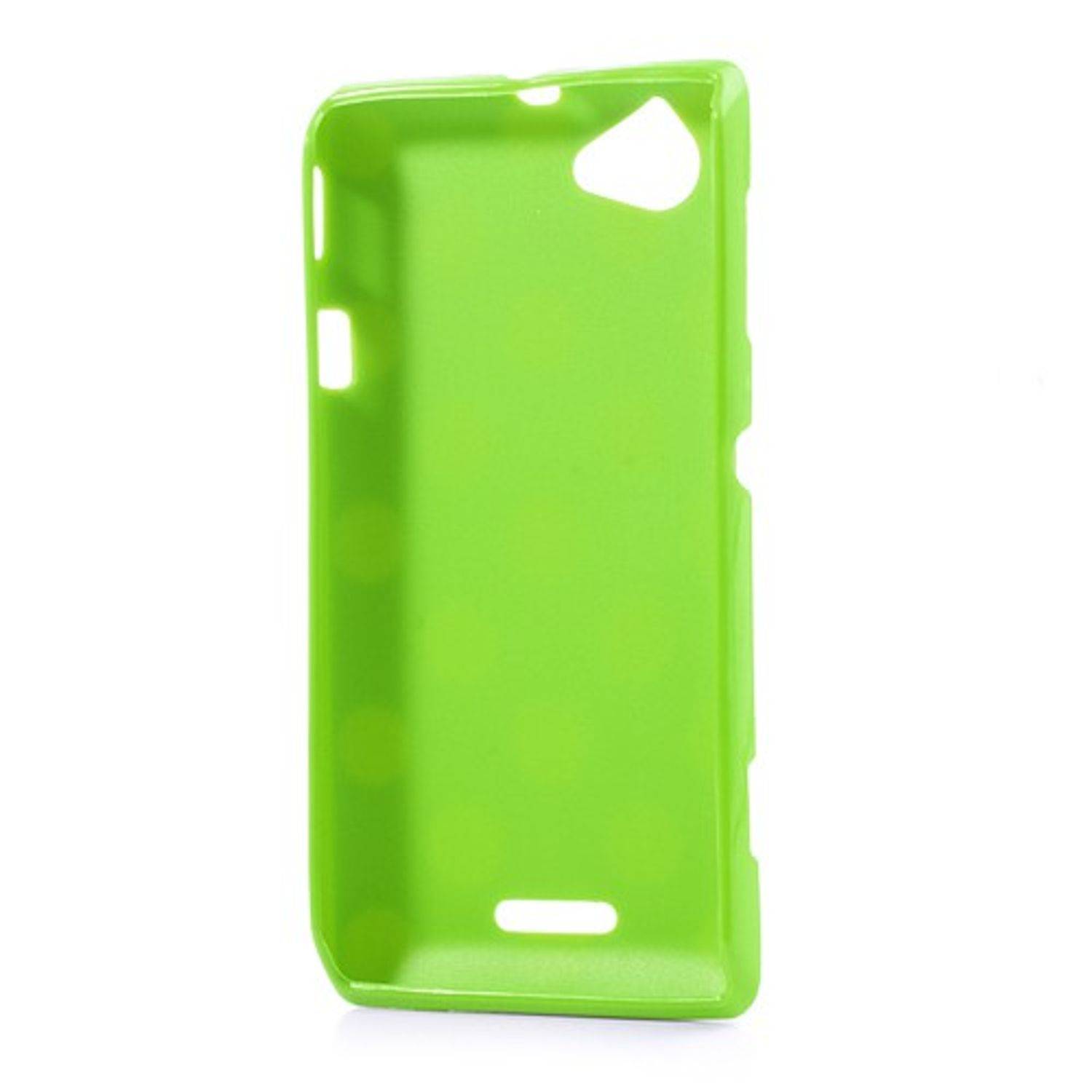 Sony Xperia L S36h Handyhülle Backcover Grün