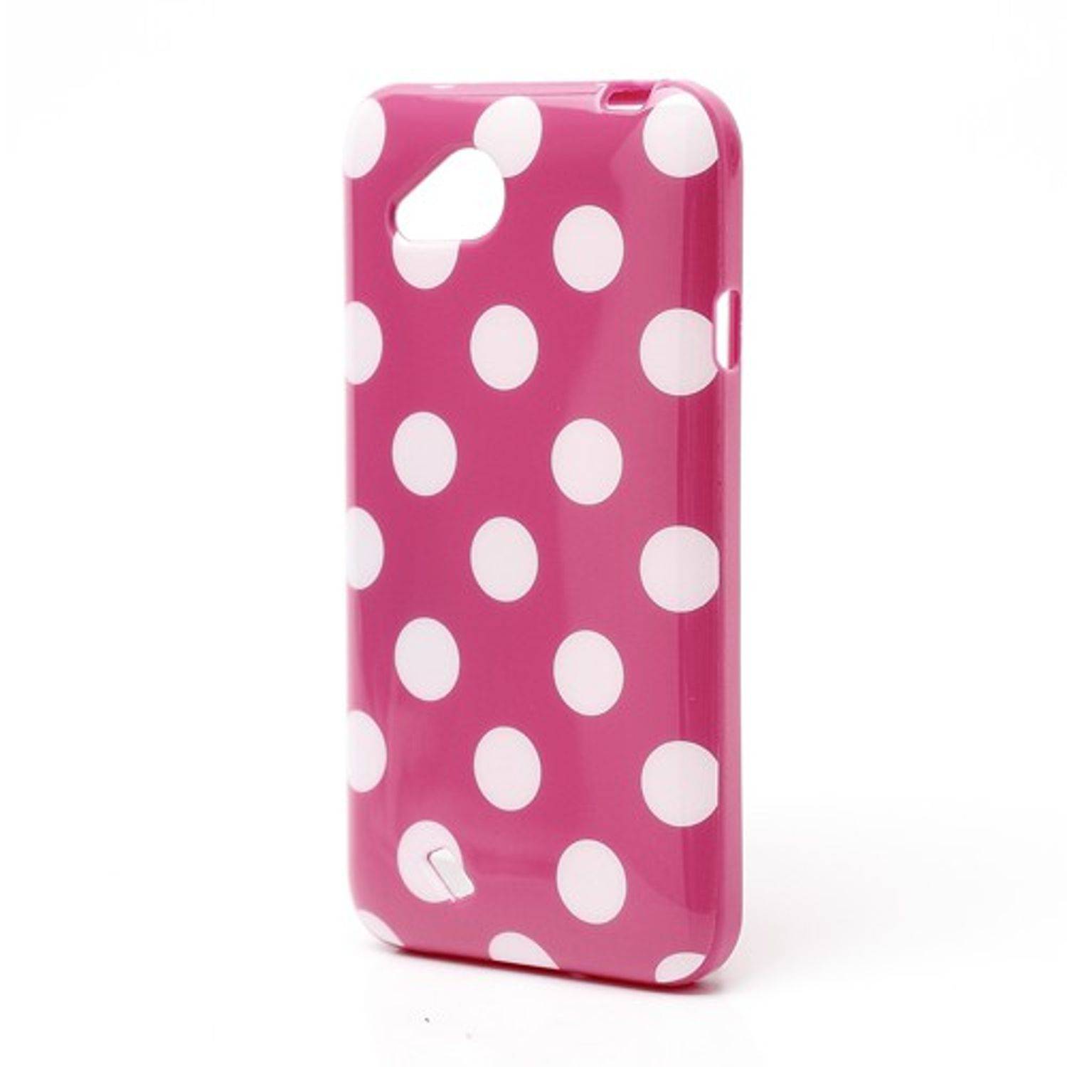 HTC Desire VC Handyhülle Backcover Rosa