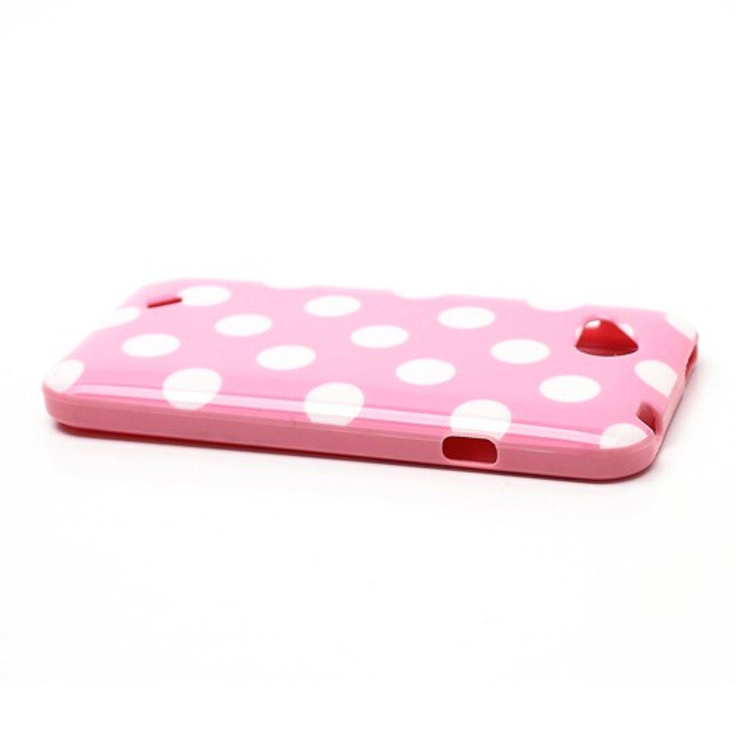 HTC Desire VC Handyhülle Backcover Orange