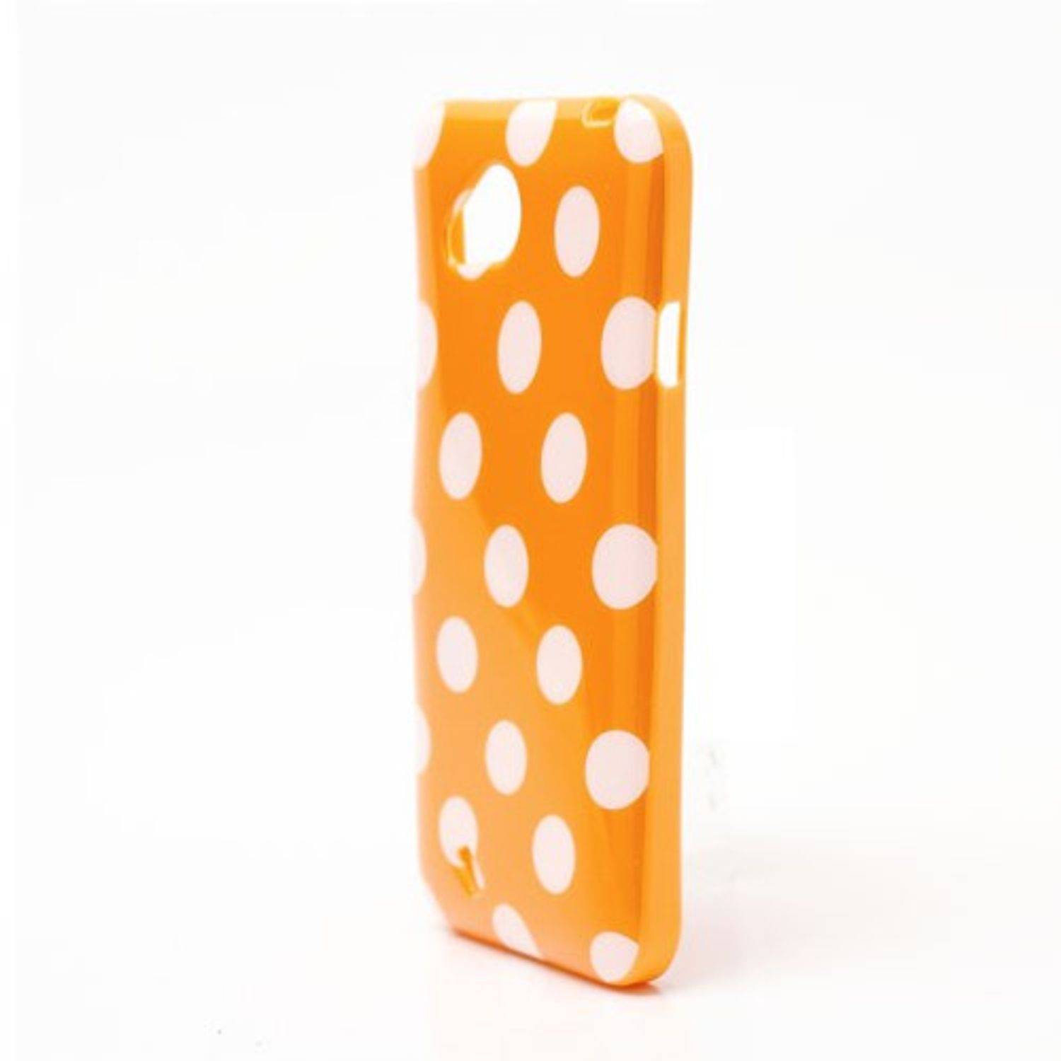 HTC Desire VC Handyhülle Backcover Orange