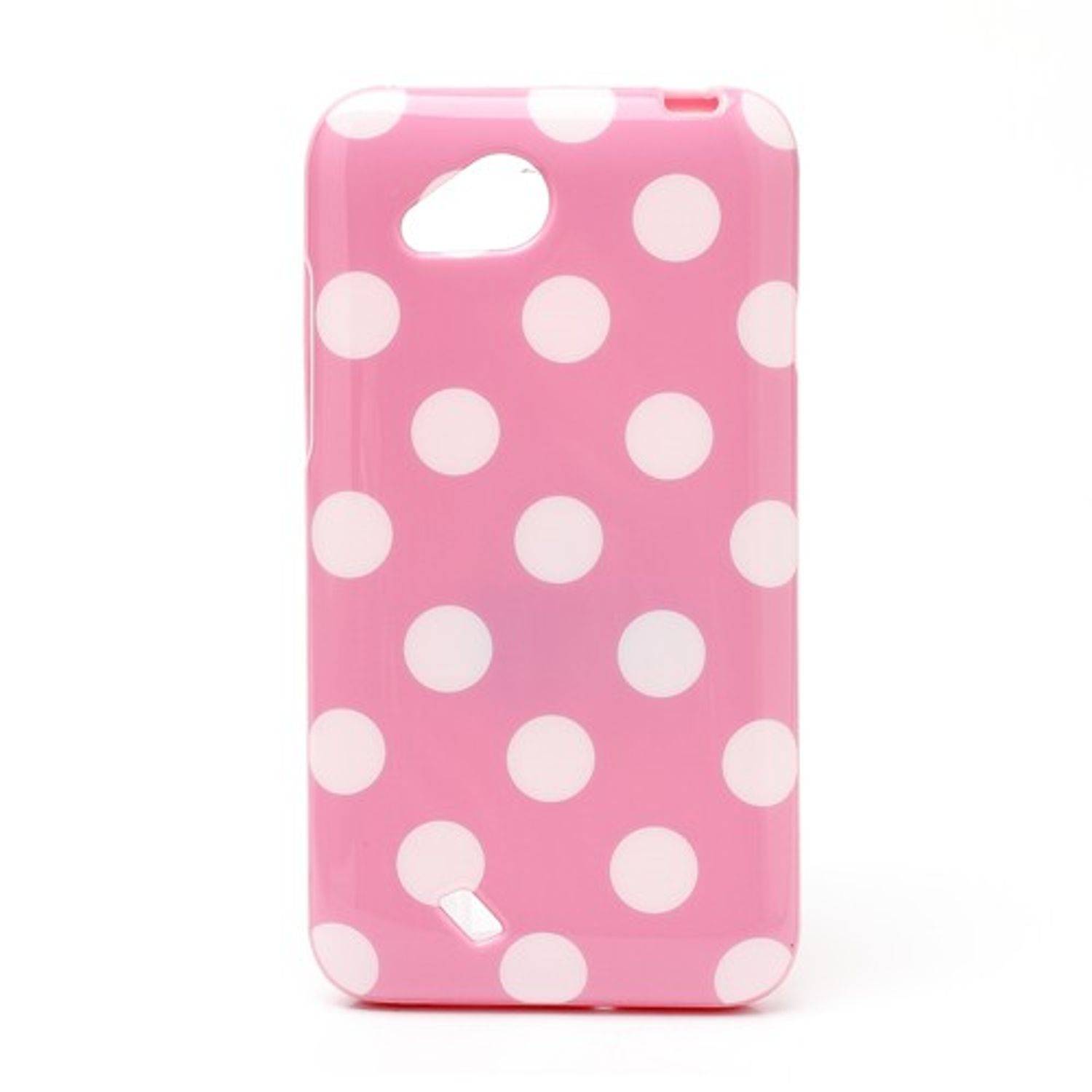 HTC Desire VC Handyhülle Backcover Rosa