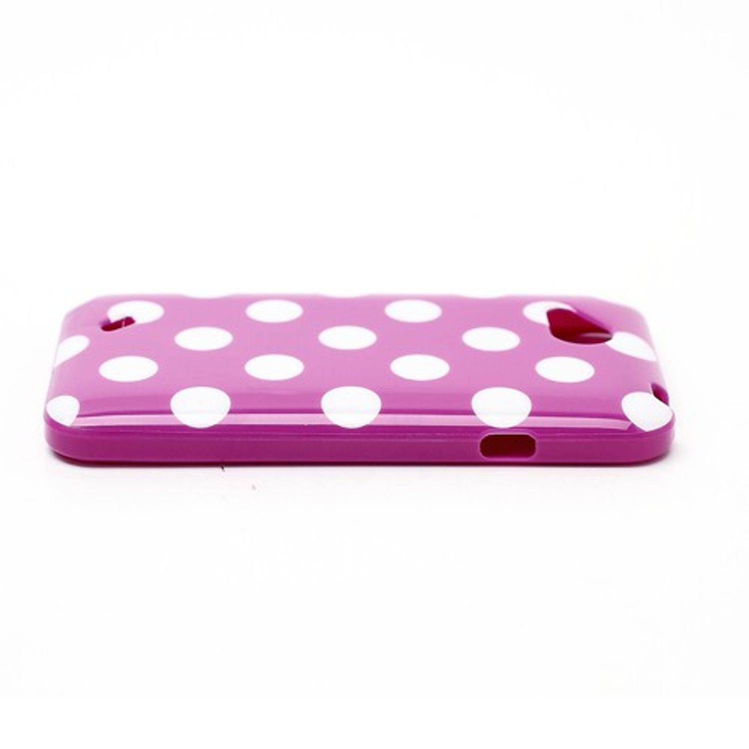 HTC Desire VC Handyhülle Backcover Rosa