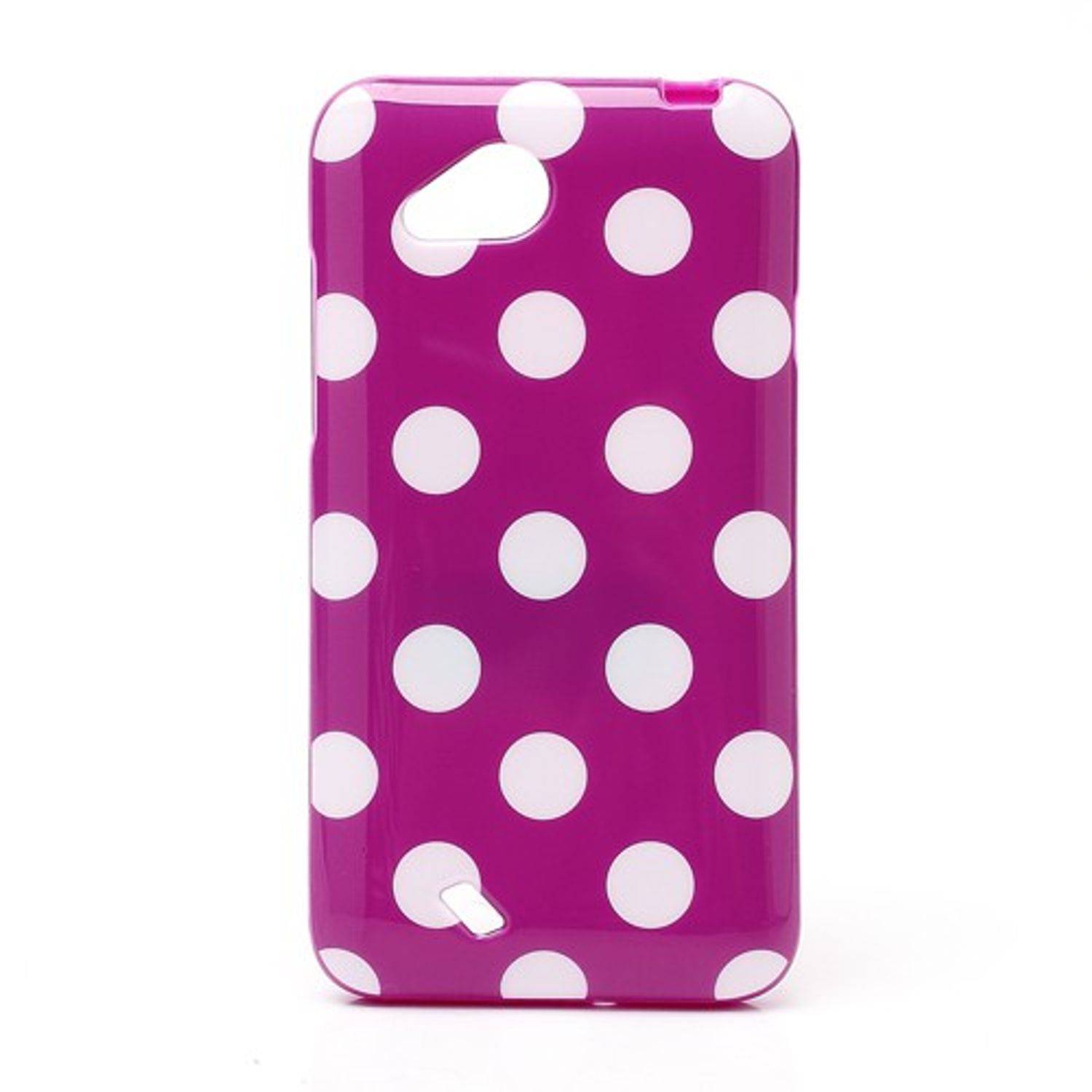 HTC Desire VC Handyhülle Backcover Violett