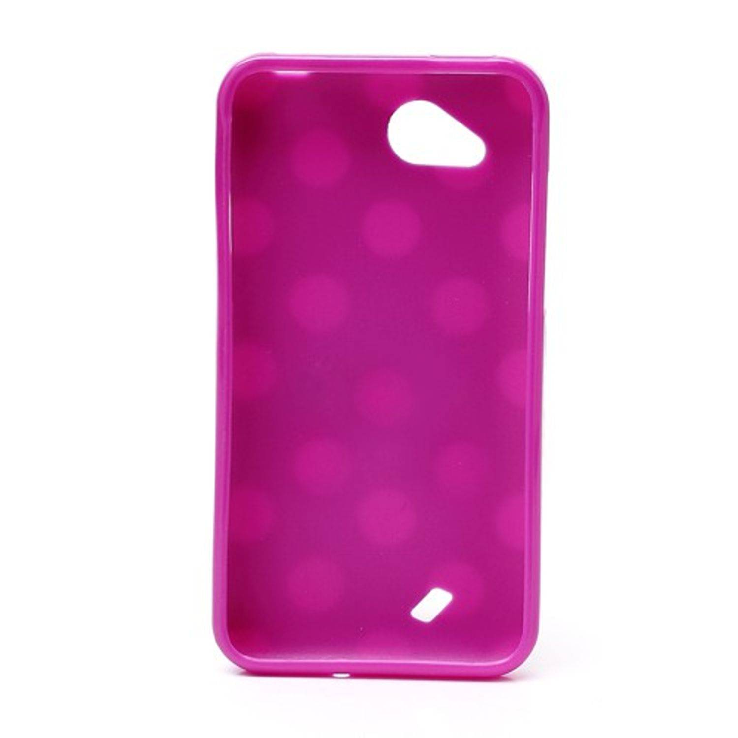 HTC Desire VC Handyhülle Backcover Violett