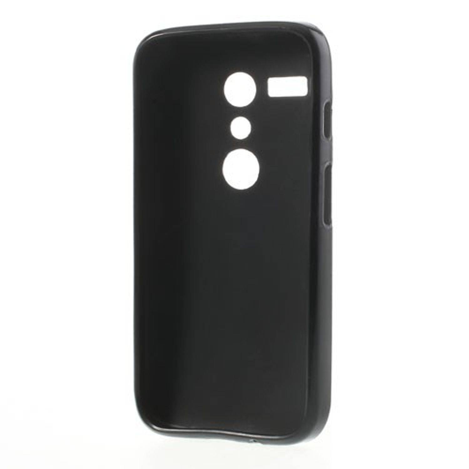 Motorola Moto G Handyhülle Backcover Schwarz