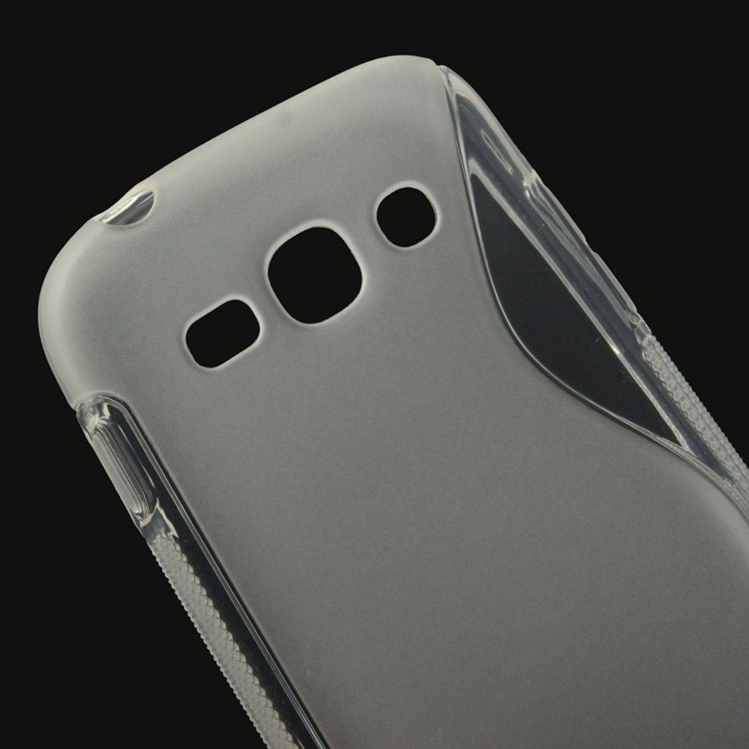 HTC Desire V Handyhülle Backcover Schwarz