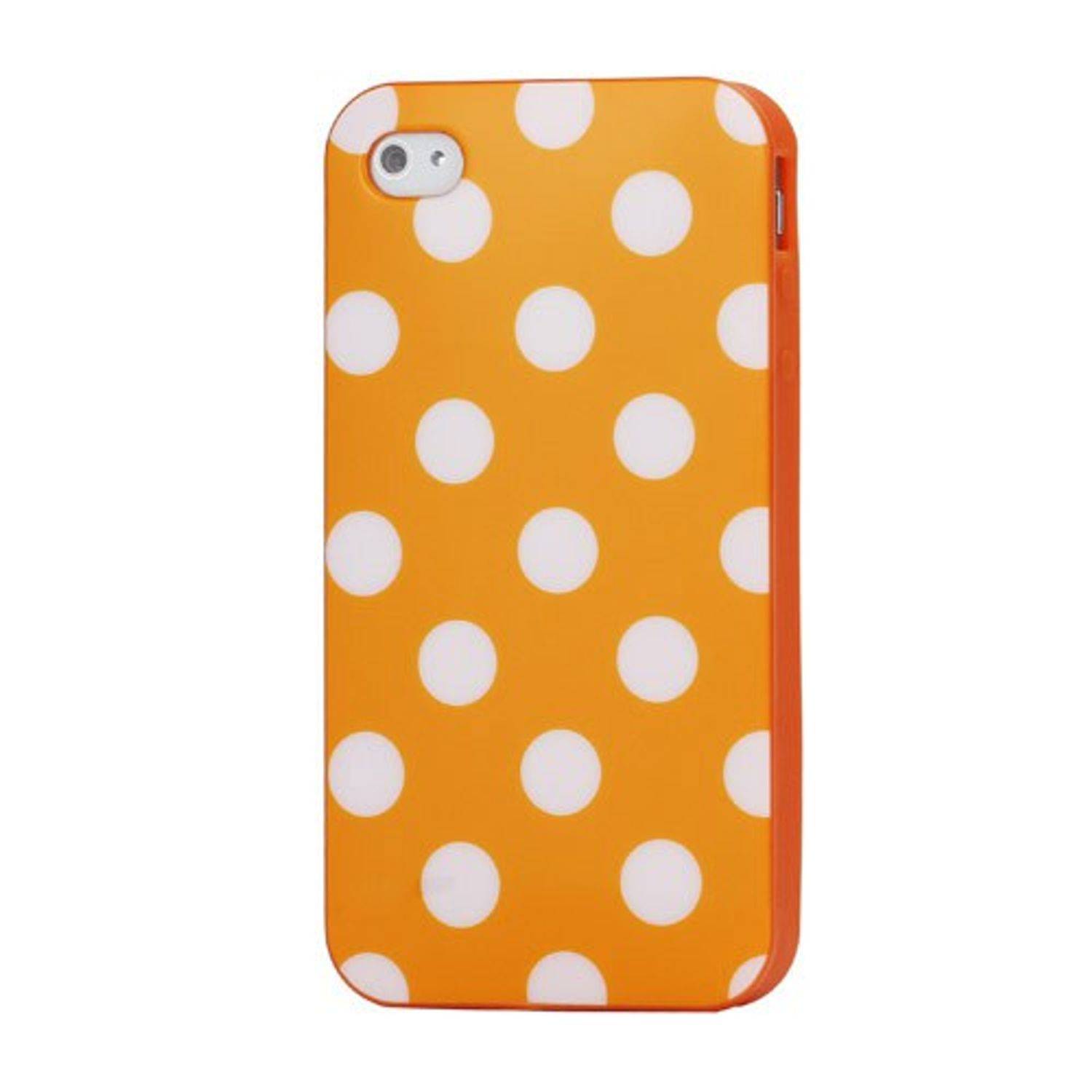 Apple iPhone 4 / 4s Handyhülle Backcover Orange