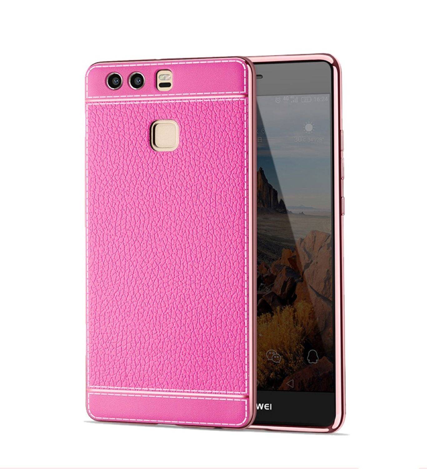 Huawei P9 Handyhülle Backcover Rosa