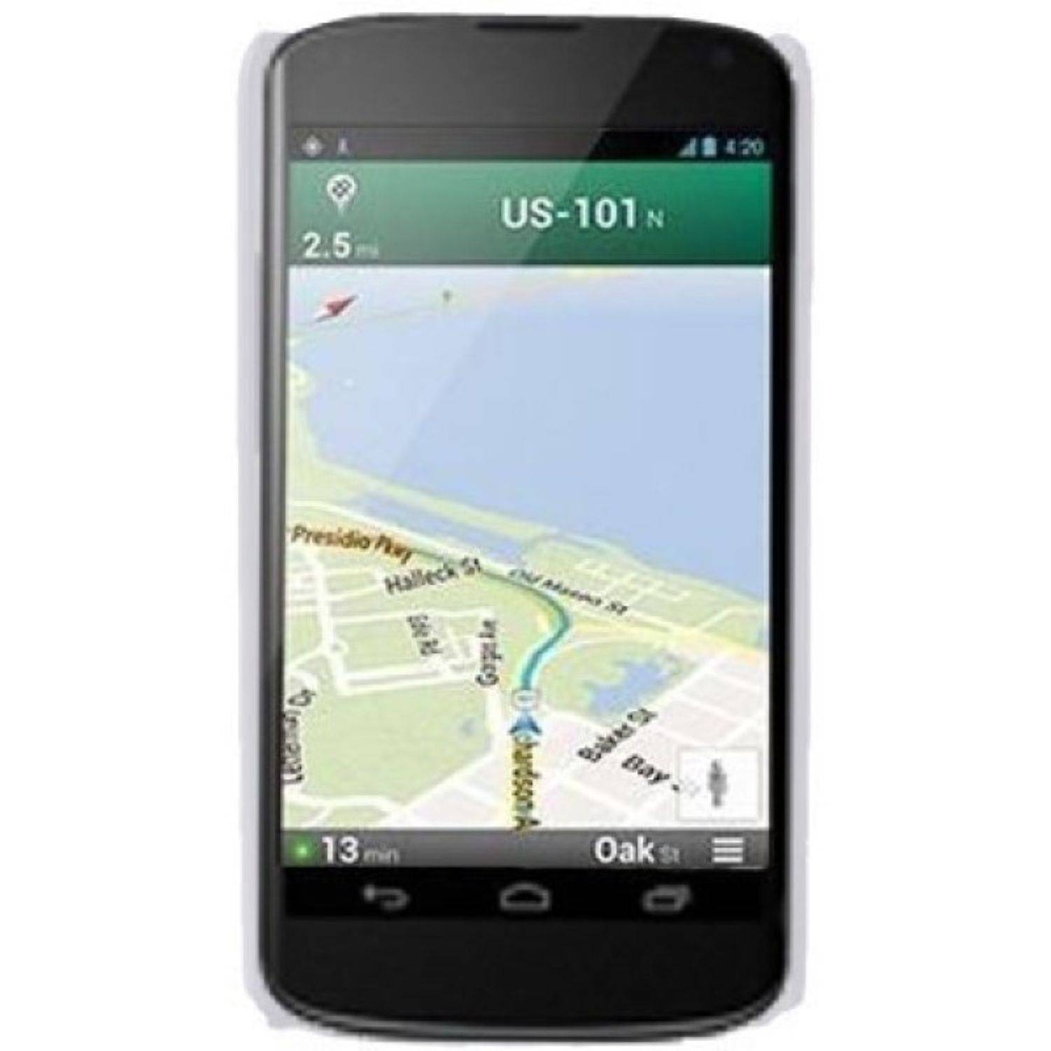 LG Nexus 4 Handyhülle Backcover Weiß