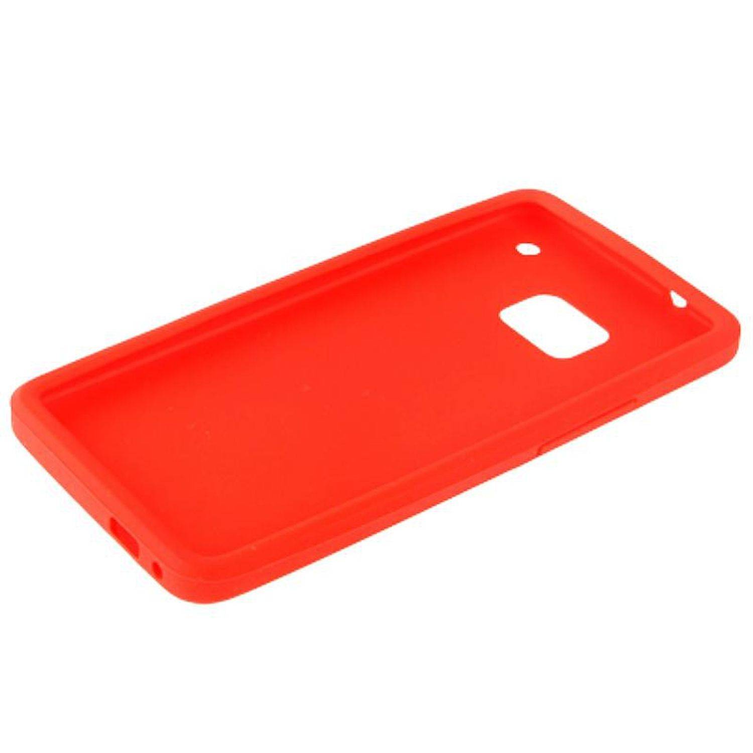 HTC One Handyhülle Backcover Rot