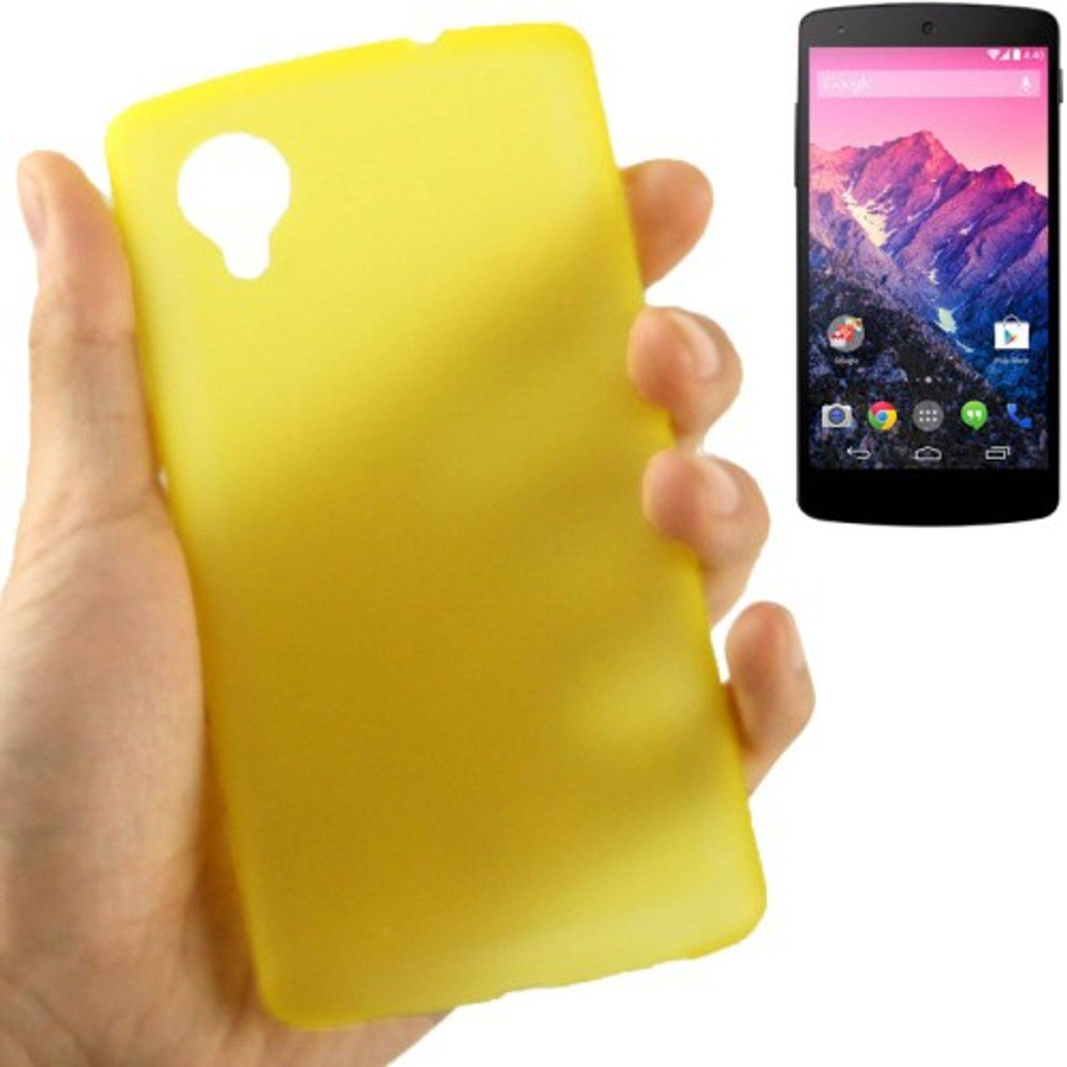 LG Google Nexus 5 Handyhülle Backcover Transparent