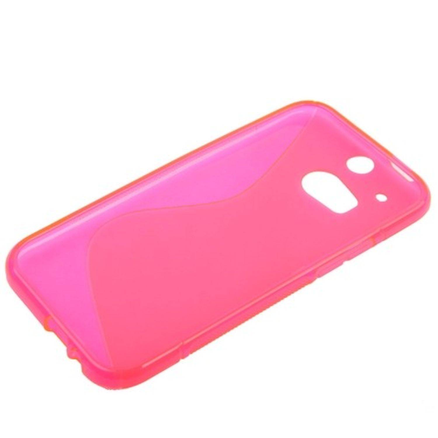 HTC One M8 Handyhülle Backcover Rosa