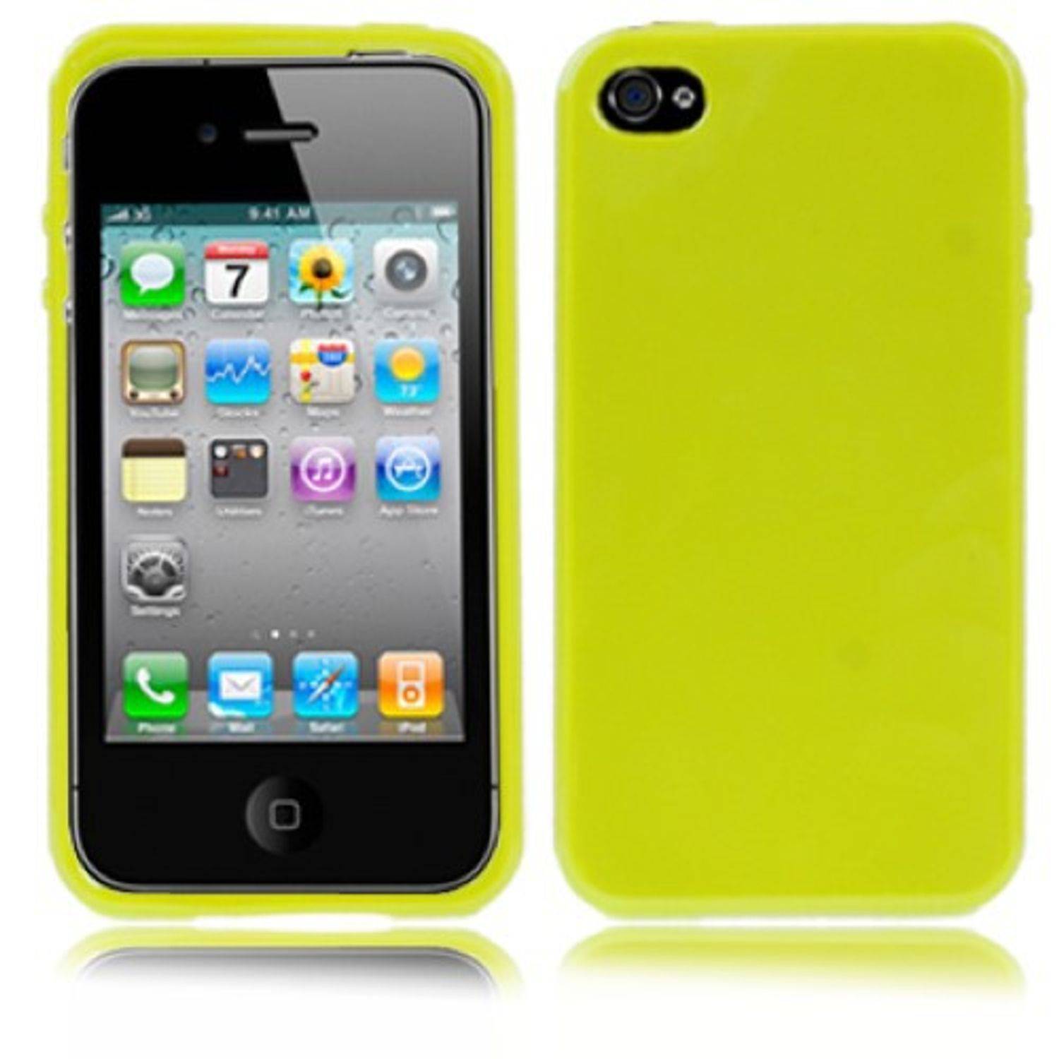 Apple iPhone 4 / 4s Handyhülle Backcover Grün