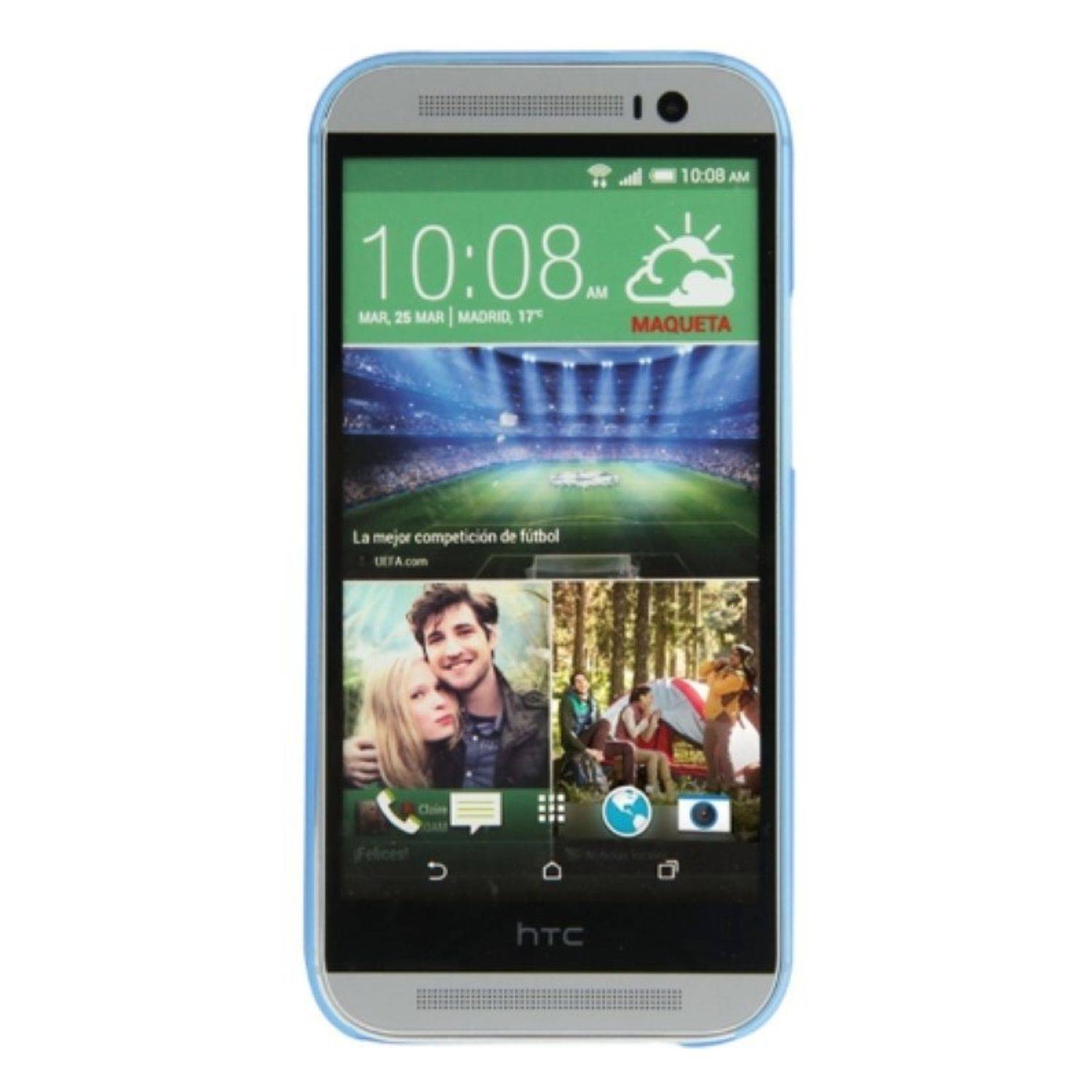 HTC One M8 Handyhülle Backcover Blau