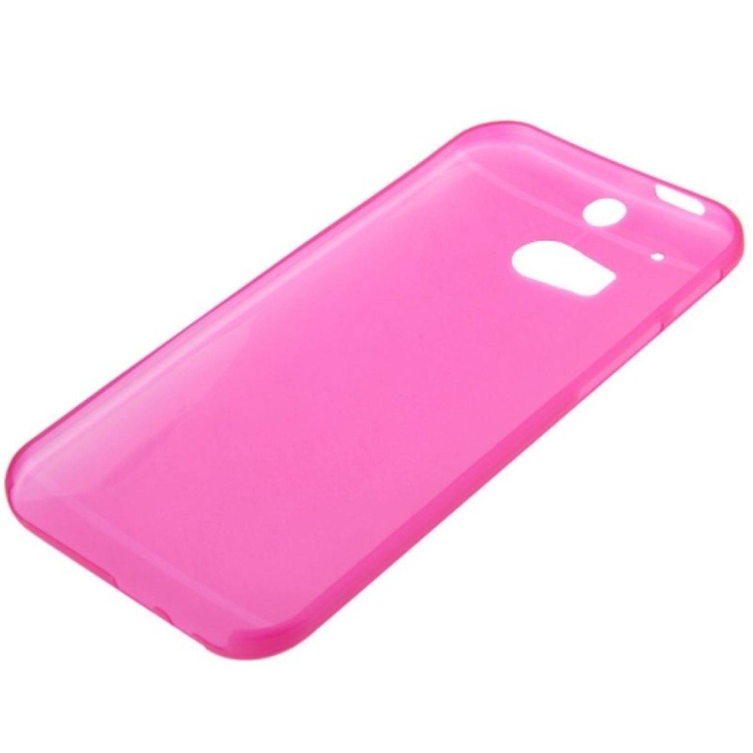 HTC One M8 Handyhülle Backcover Rot