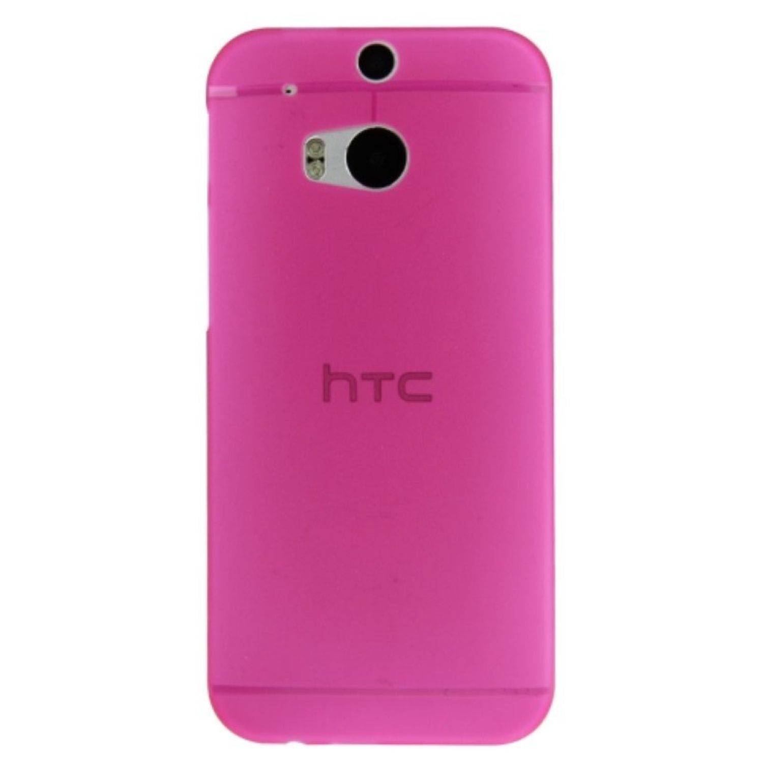 HTC One M8 Handyhülle Backcover Rot