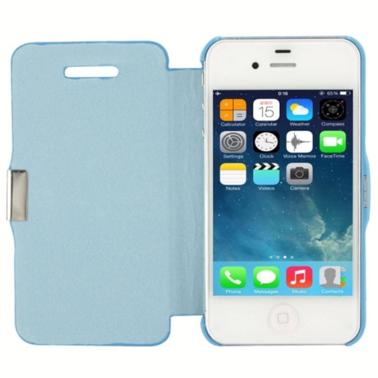 Apple iPhone 4 / 4s Handyhülle Backcover Blau