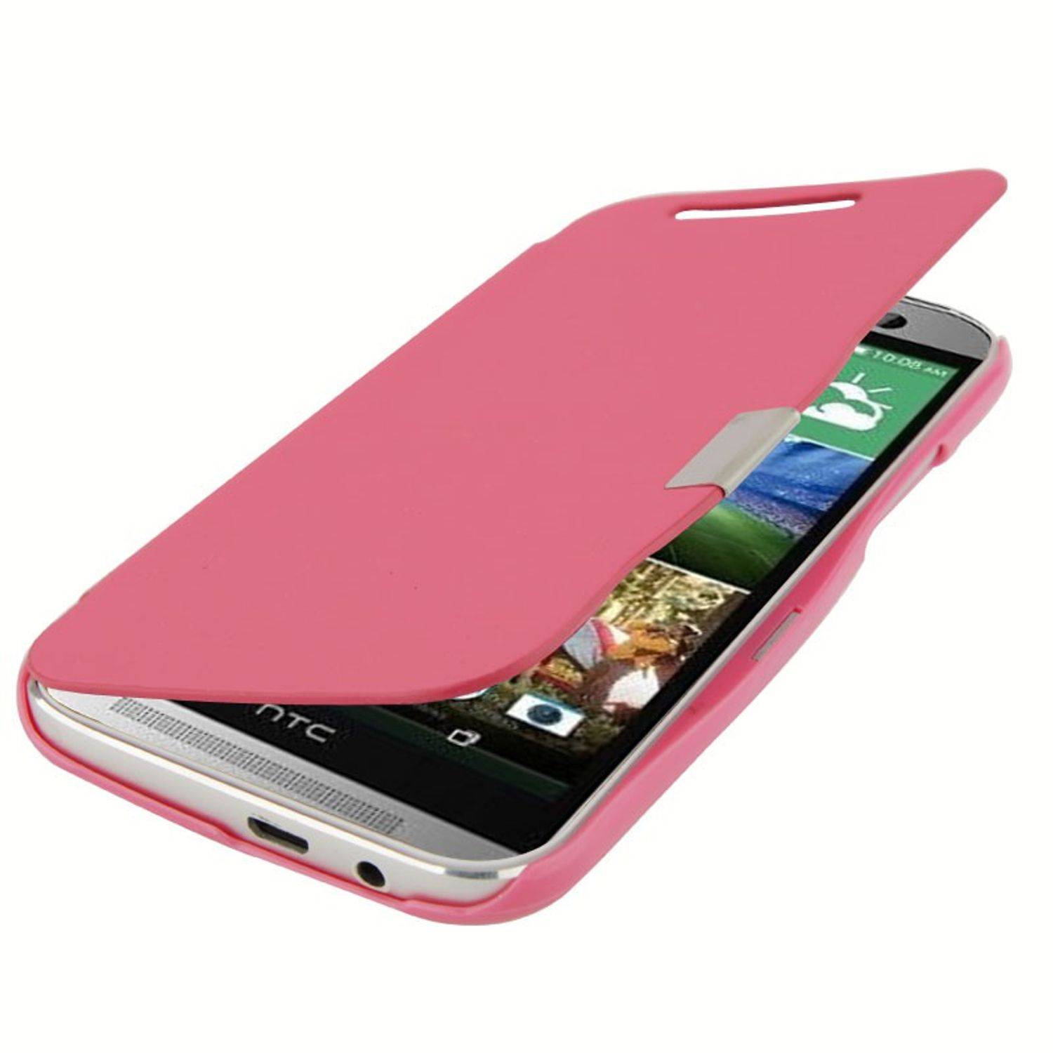 HTC One M8 Handyhülle Backcover Rosa