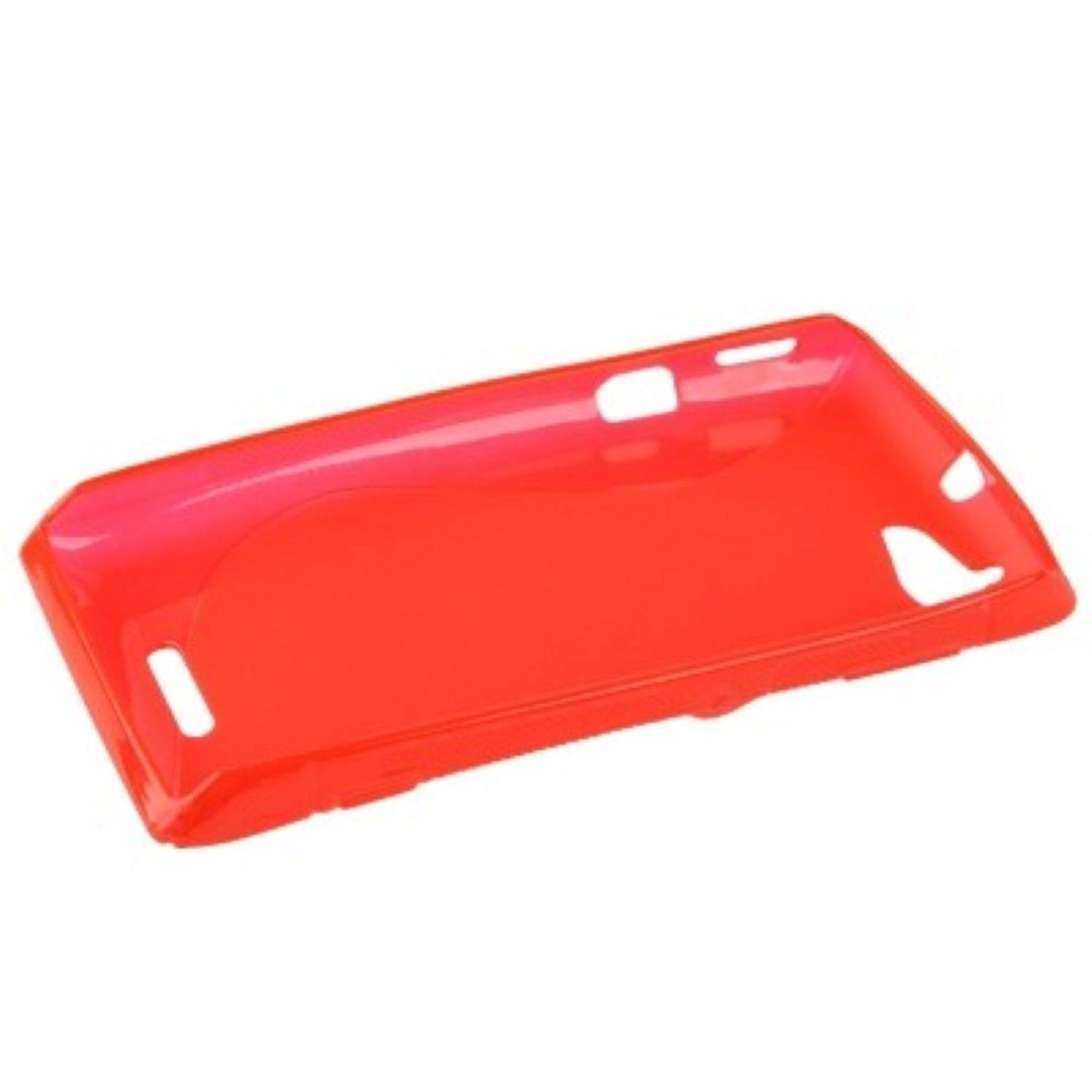 Sony Xperia L S36h Handyhülle Backcover Rot