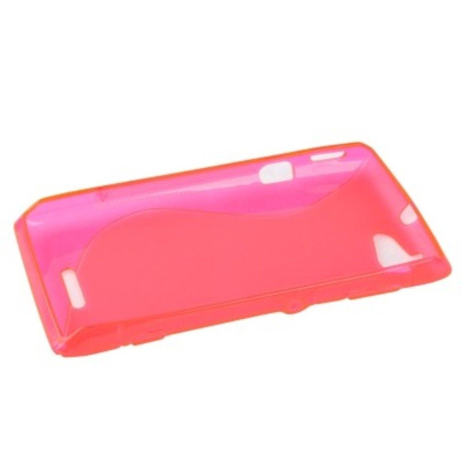 Sony Xperia L S36h Handyhülle Backcover Rosa