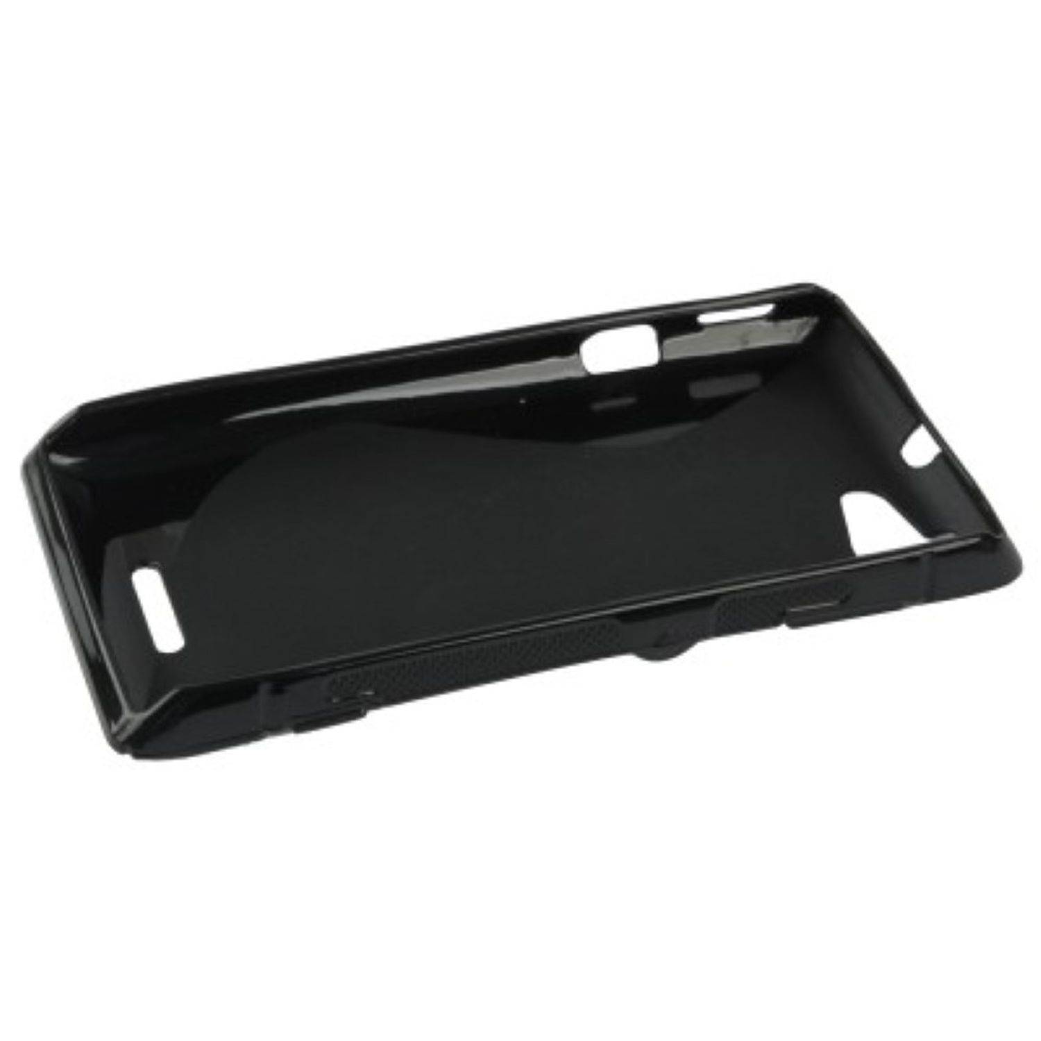 Sony Xperia L S36h Handyhülle Backcover Schwarz