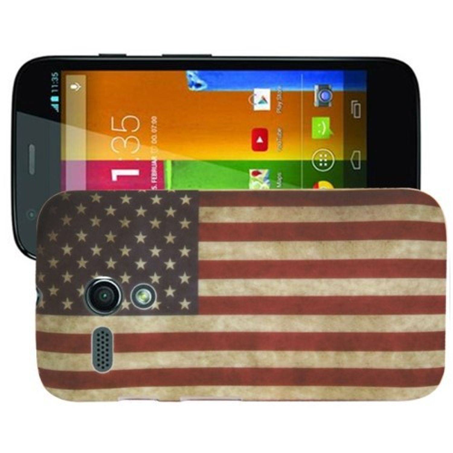 Motorola Moto G Handyhülle Backcover Mehrfarbig