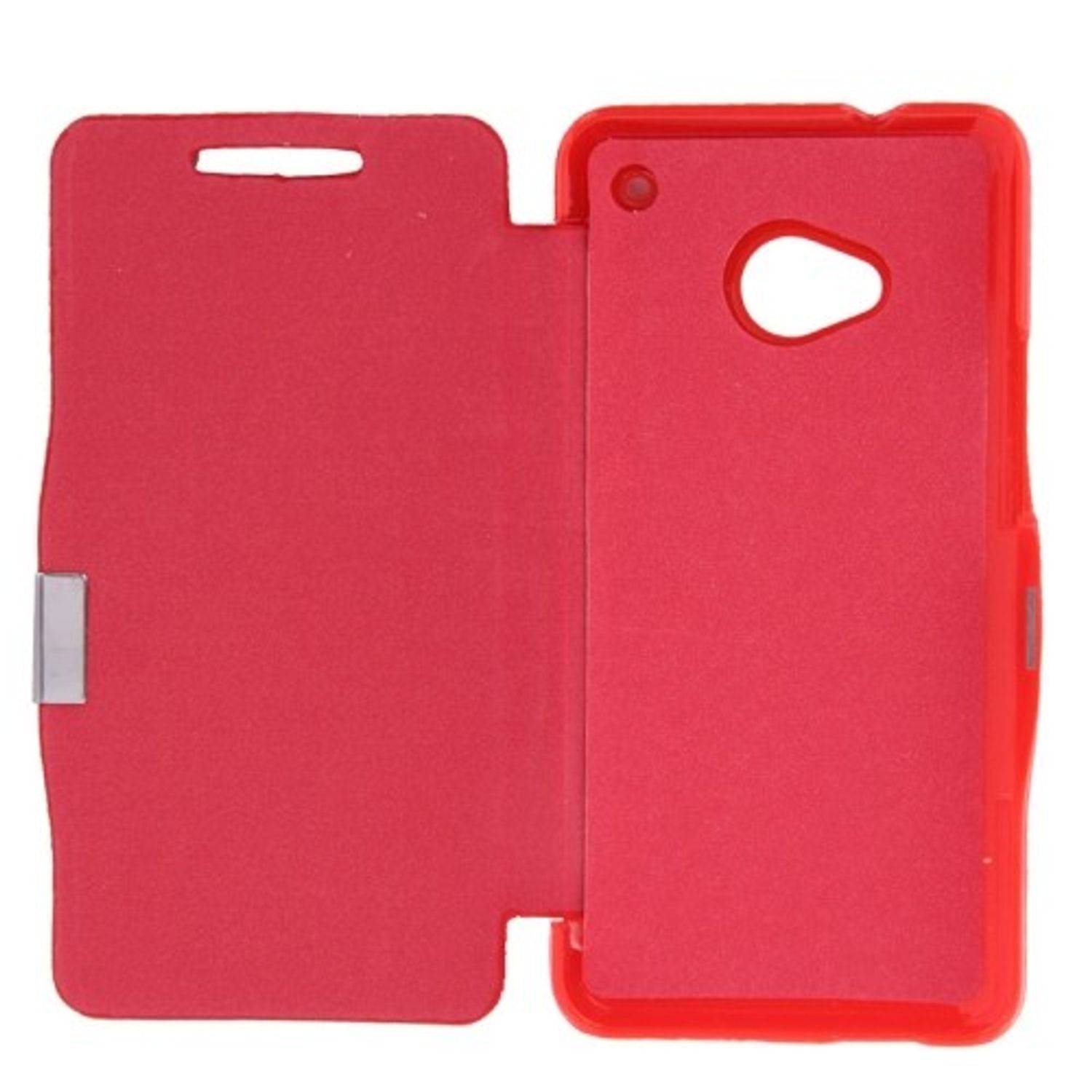 HTC One Handyhülle Backcover Rot