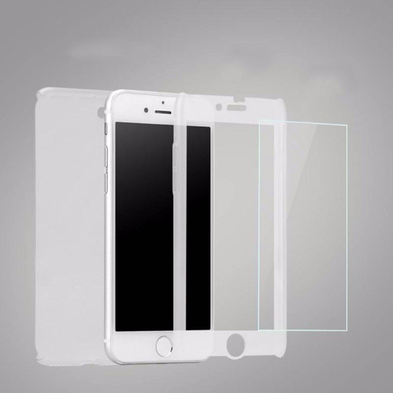 Huawei P9 Lite Handyhülle 360 Grad Schutz Full Cover Transparent