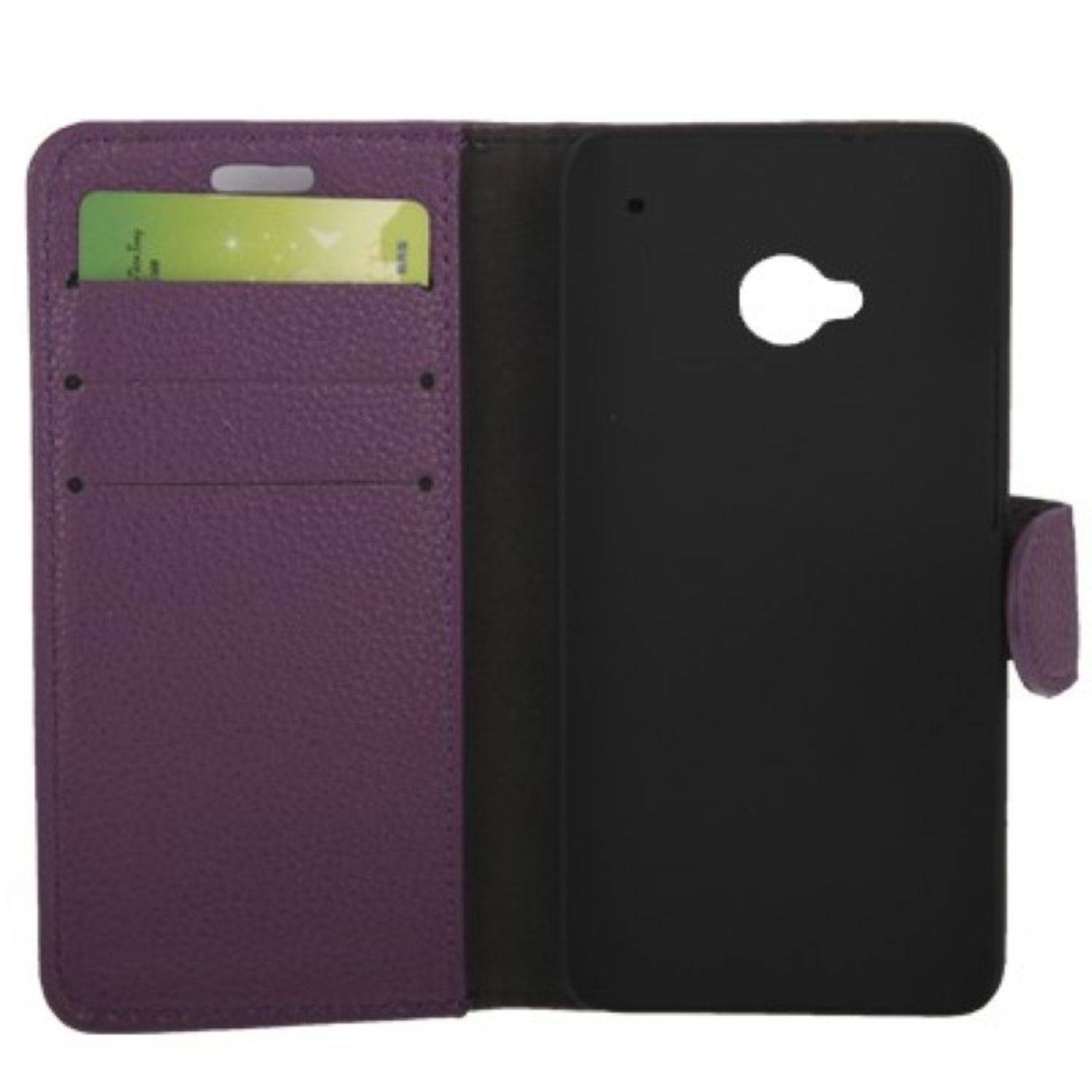 HTC One Handyhülle Backcover Schwarz