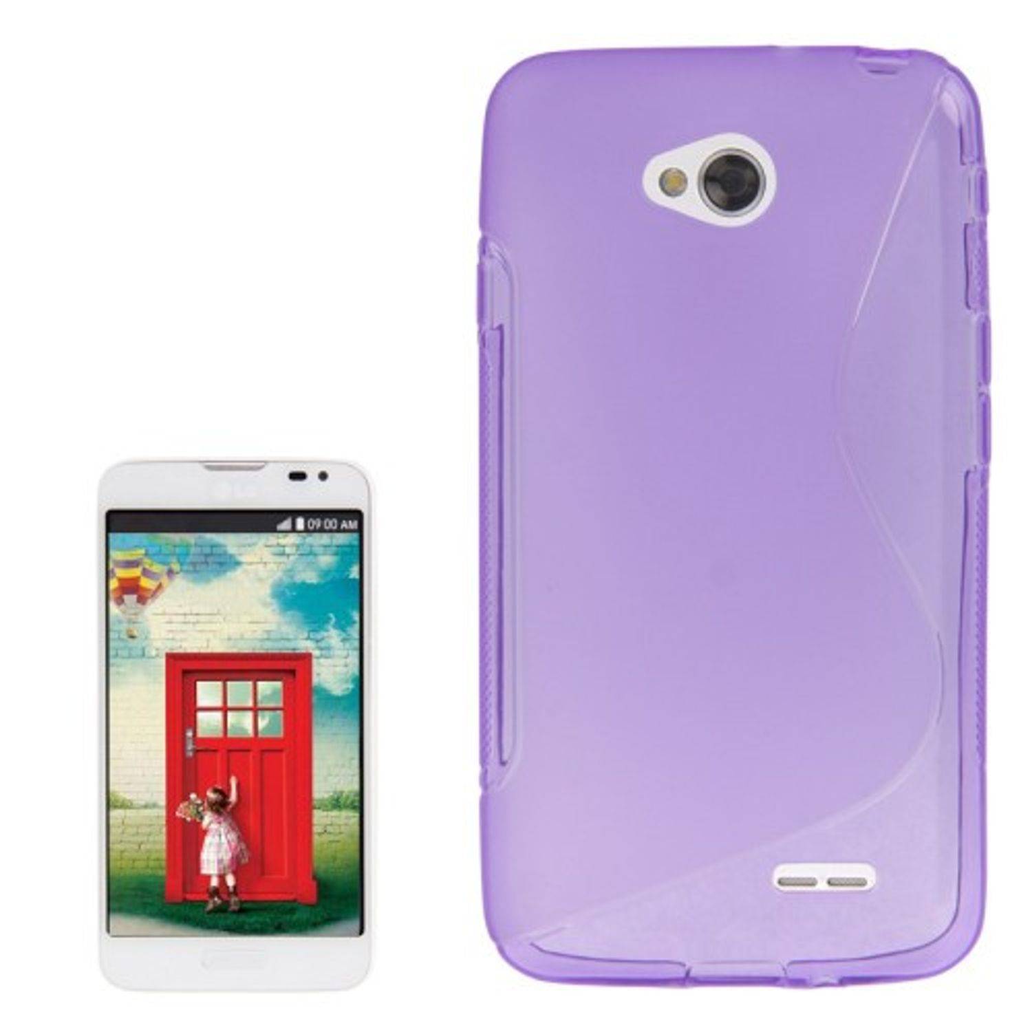 LG L70 Handyhülle Backcover Violett