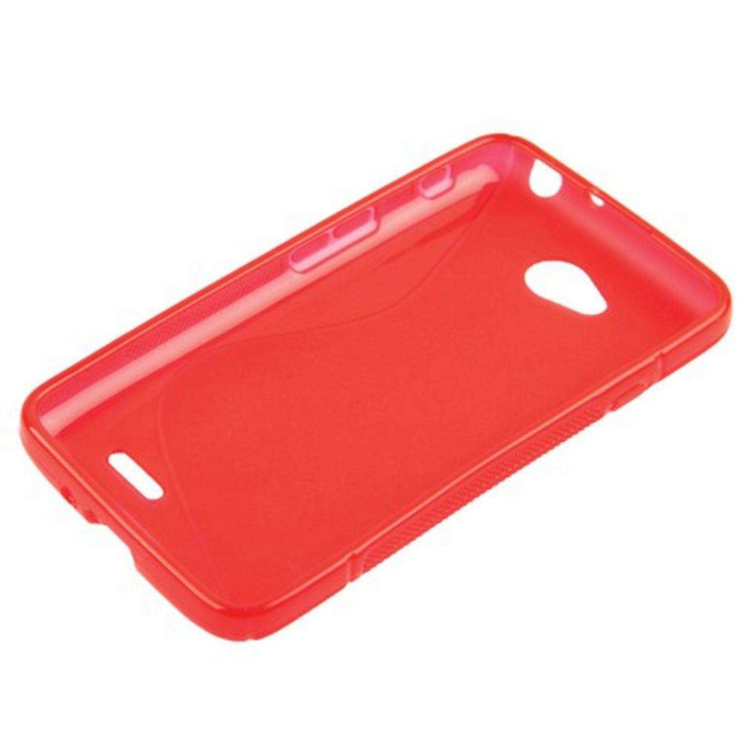 LG L70 Handyhülle Backcover Rot