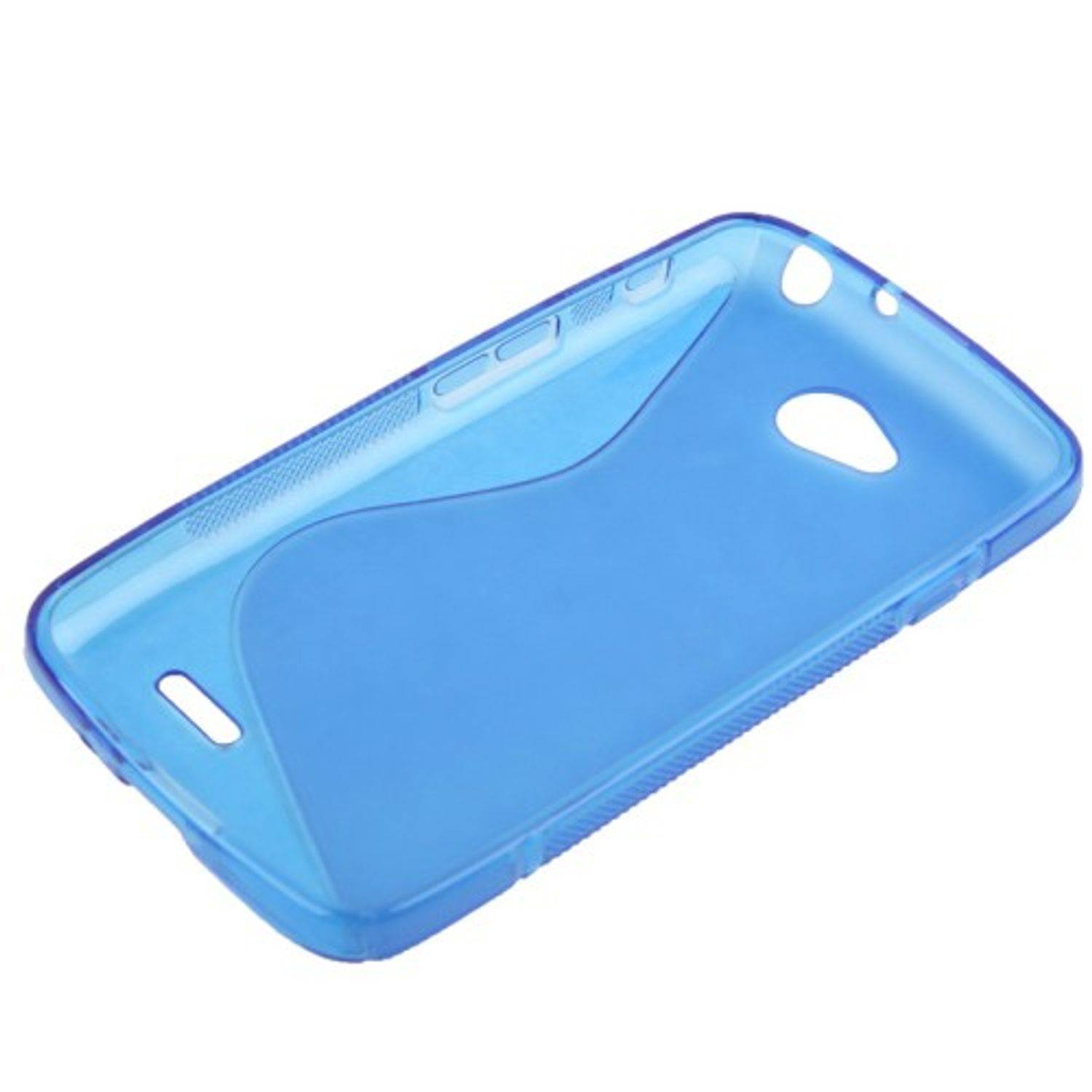 LG L70 Handyhülle Backcover Blau