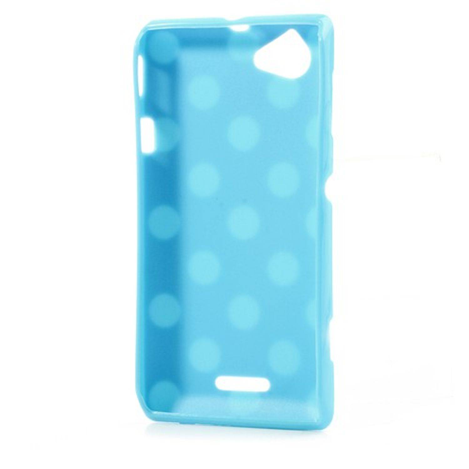 Sony Xperia L S36h Handyhülle Backcover Blau