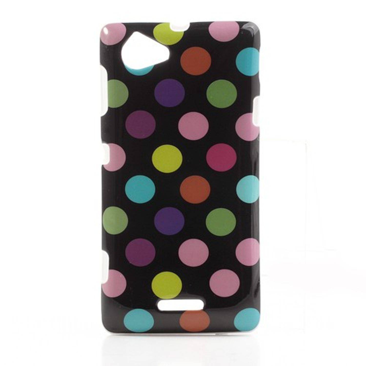 Sony Xperia L S36h Handyhülle Backcover Schwarz