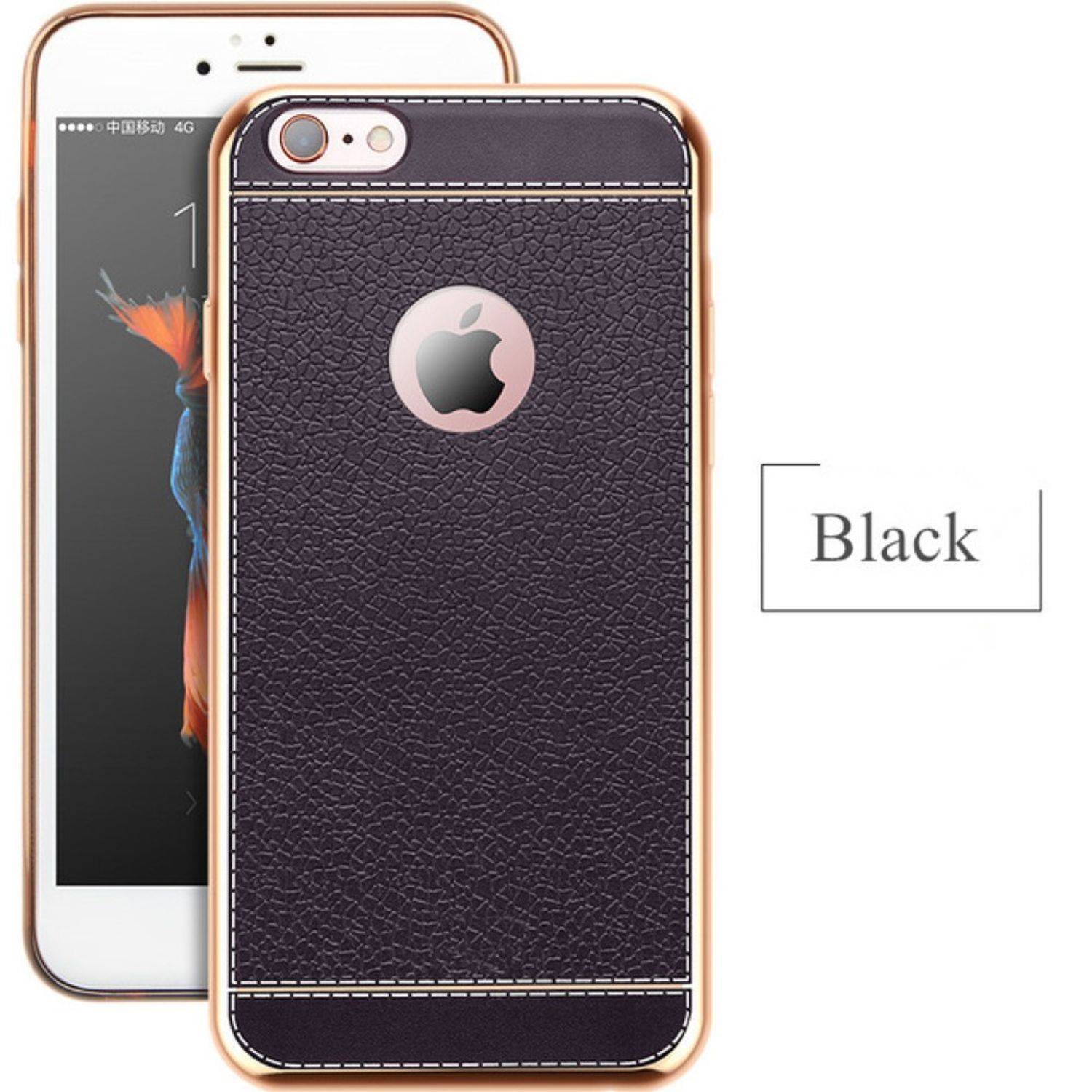 Apple iPhone 5 / 5s / SE Handyhülle Backcover Schwarz