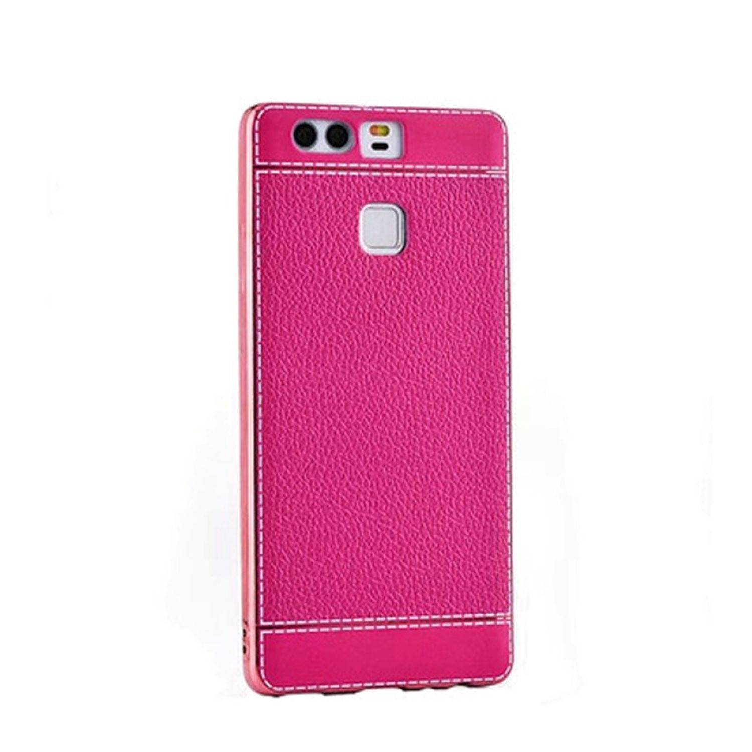 Huawei P8 Lite 2017 Handyhülle Backcover Schwarz