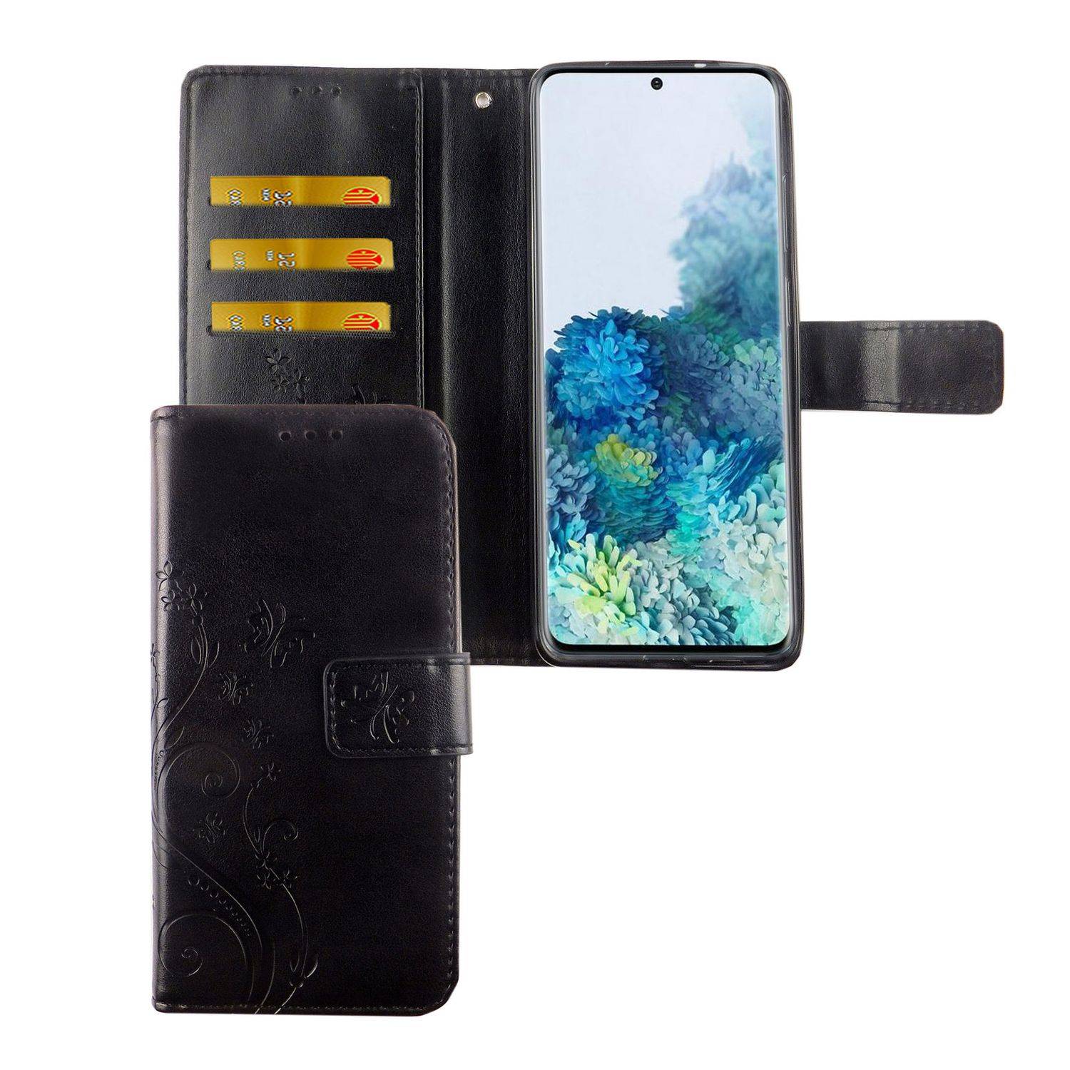 Samsung Galaxy S20 Plus Handyhülle Bookcover Schwarz