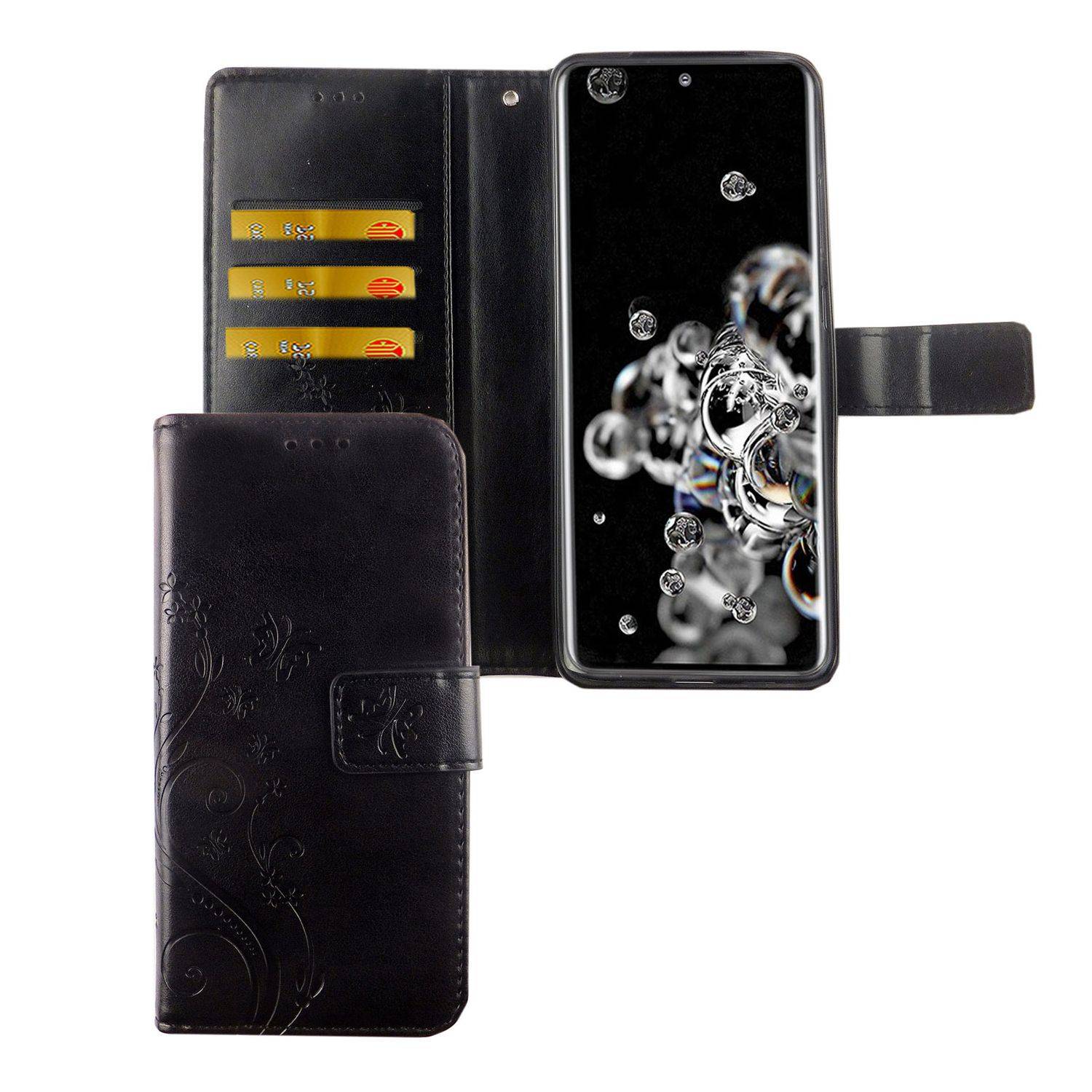 Samsung Galaxy S20 Ultra Handyhülle Bookcover Schwarz