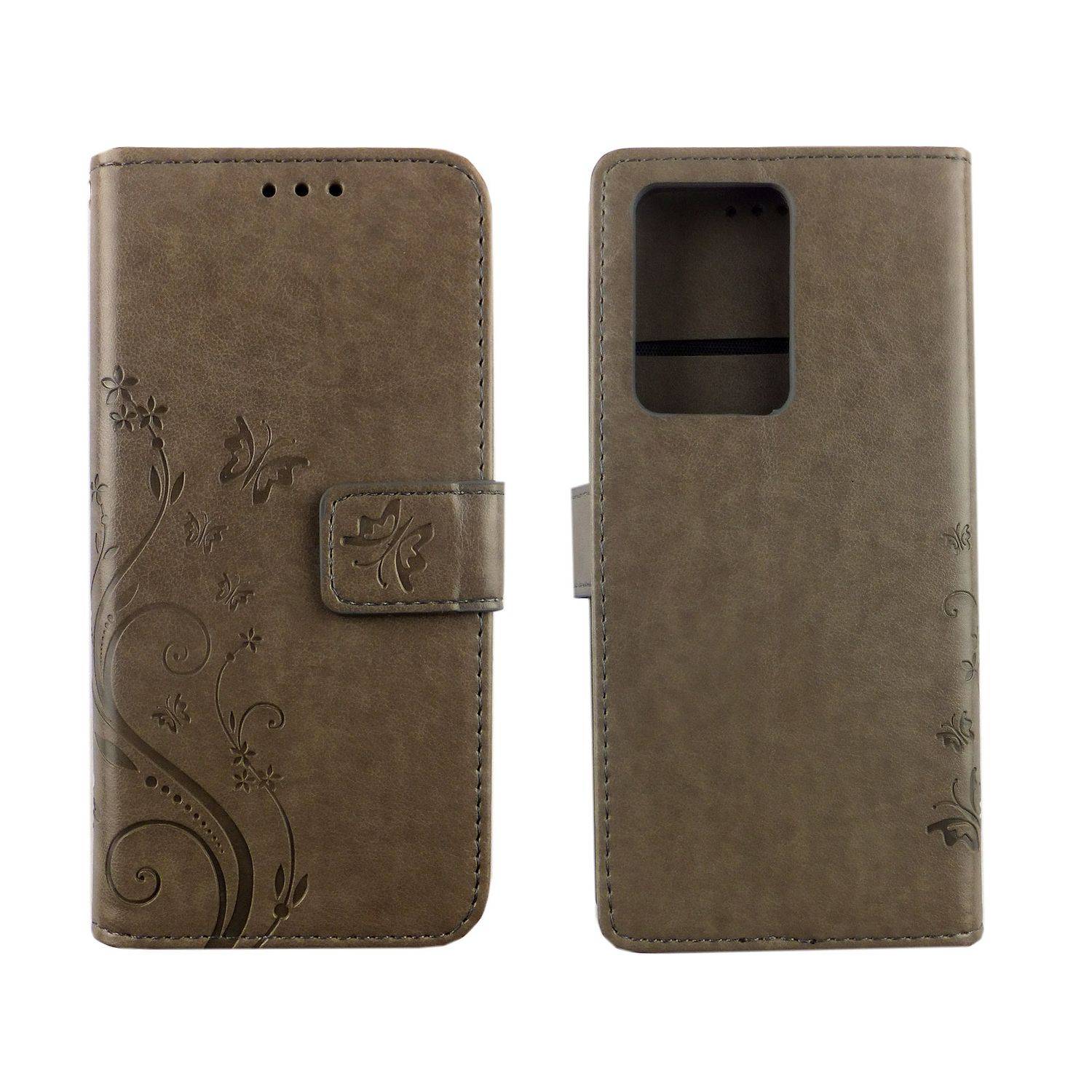 Samsung Galaxy S20 Ultra Handyhülle Bookcover Grau