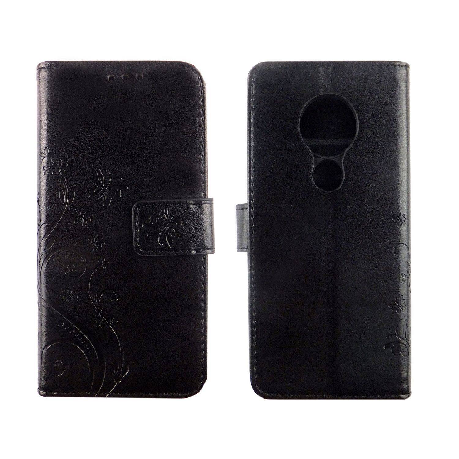 Nokia 6.2 Handyhülle Bookcover Schwarz
