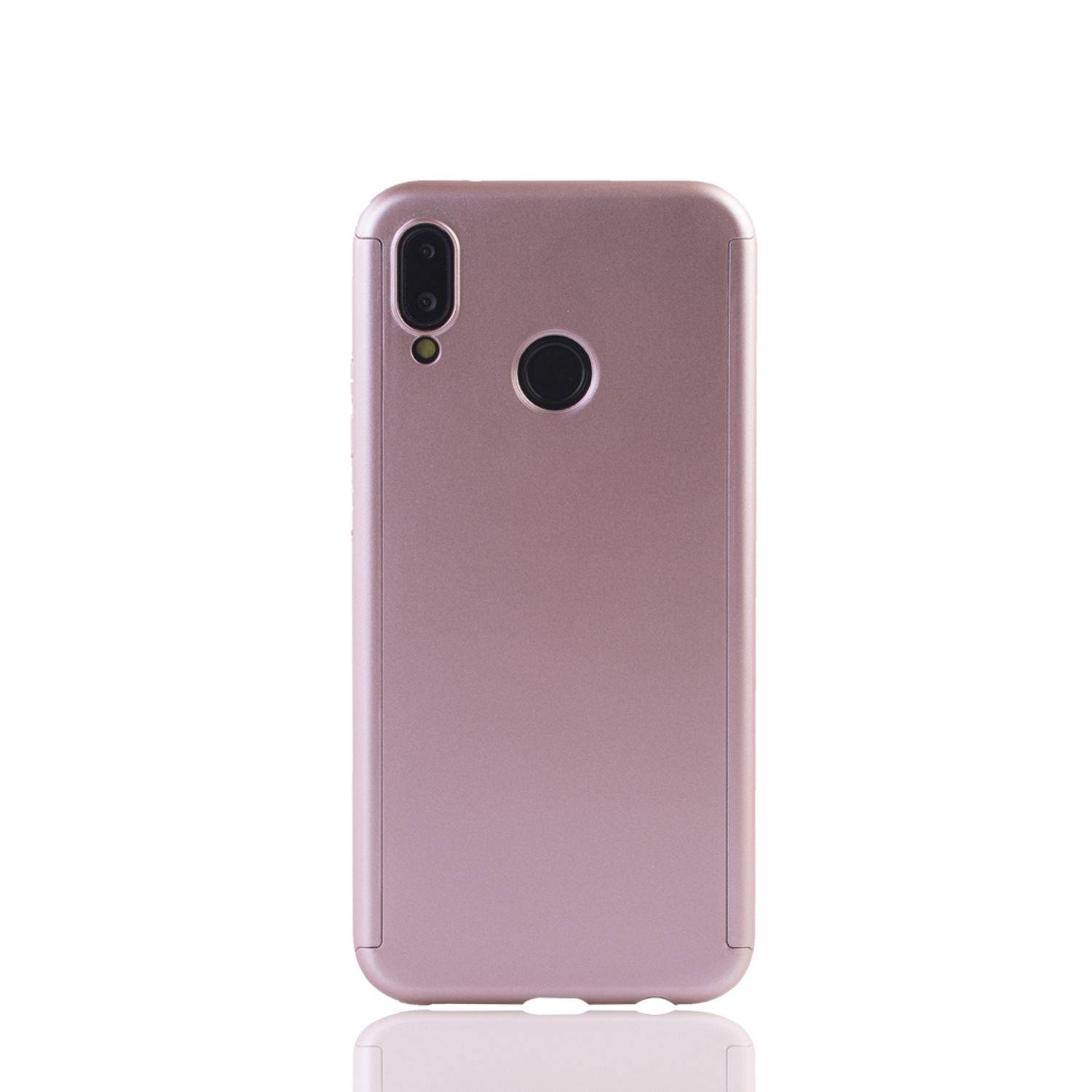 Huawei P20 Lite Handyhülle 360 Grad Schutz Full Cover Rosa