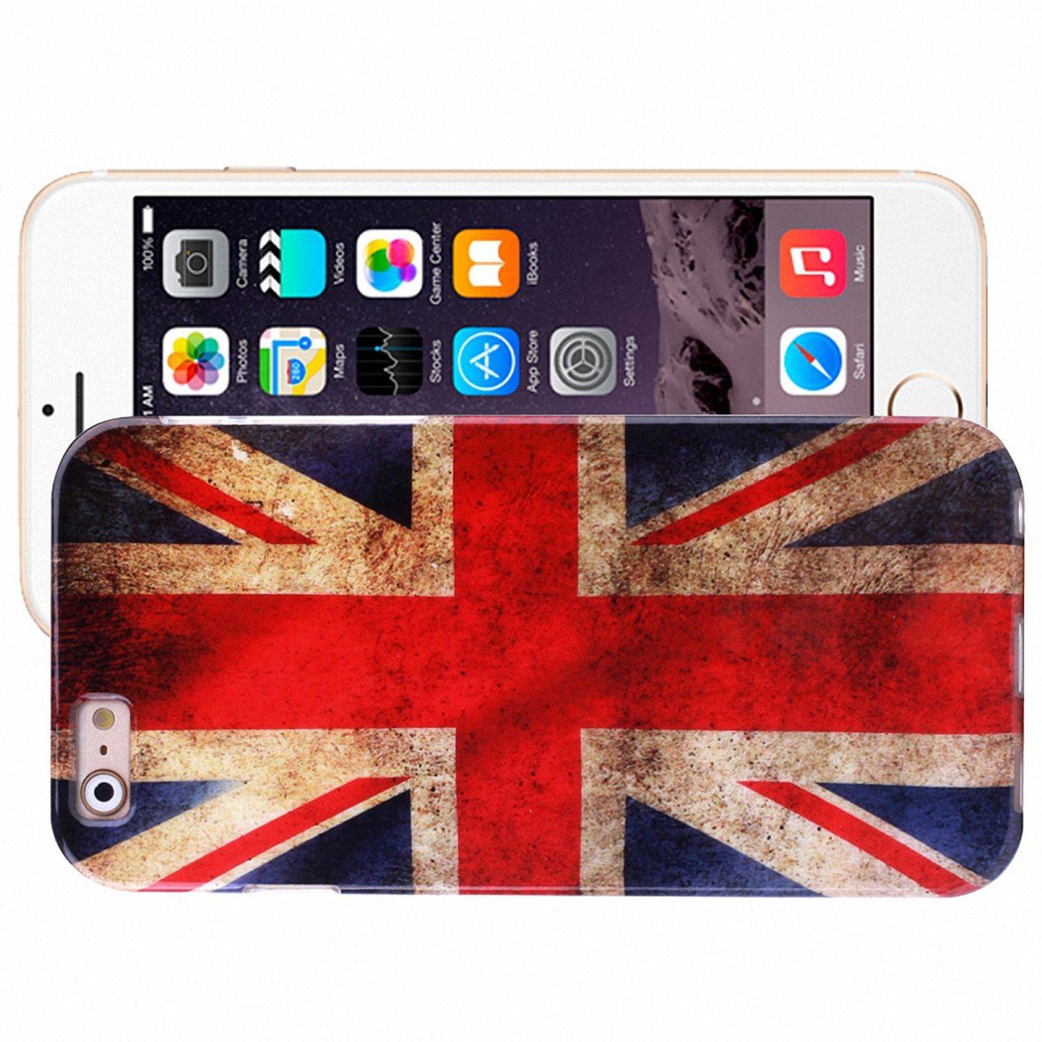 Apple IPhone 6 Plus / 6s Plus Handyhülle Backcover Mehrfarbig