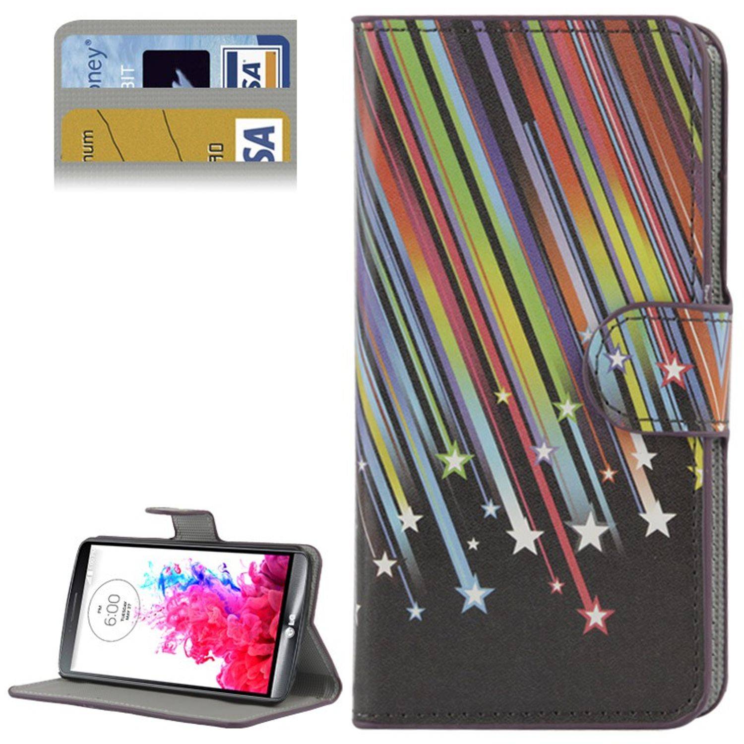 LG G3 Handyhülle Backcover Mehrfarbig
