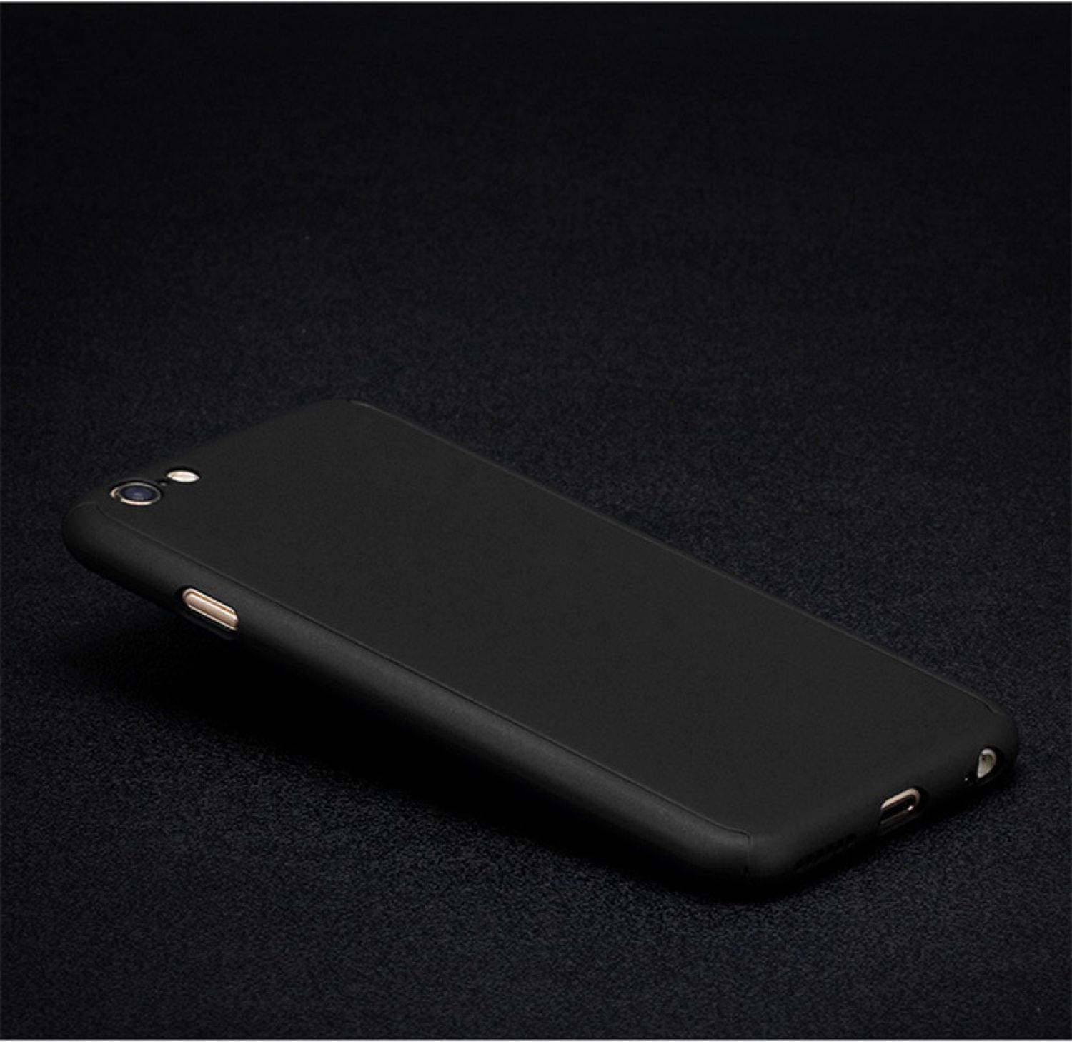 Huawei P9 Lite Handyhülle 360 Grad Schutz Full Cover Schwarz