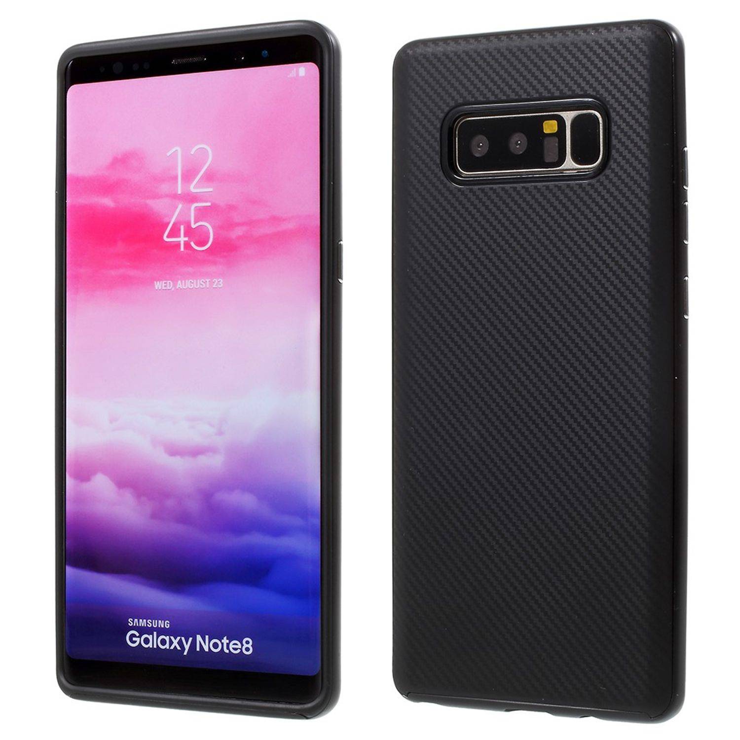 Huawei Y5 (2017) Handyhülle Backcover Schwarz