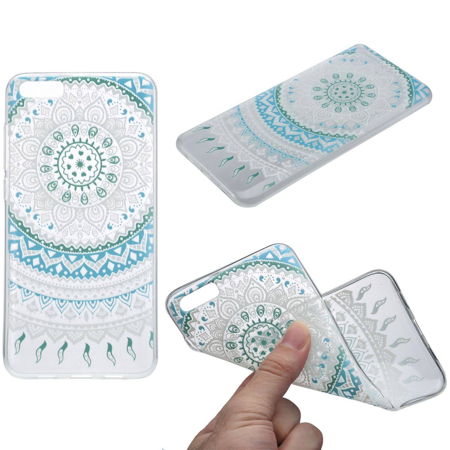 Xiaomi Mi 5c Handyhülle Backcover Blau