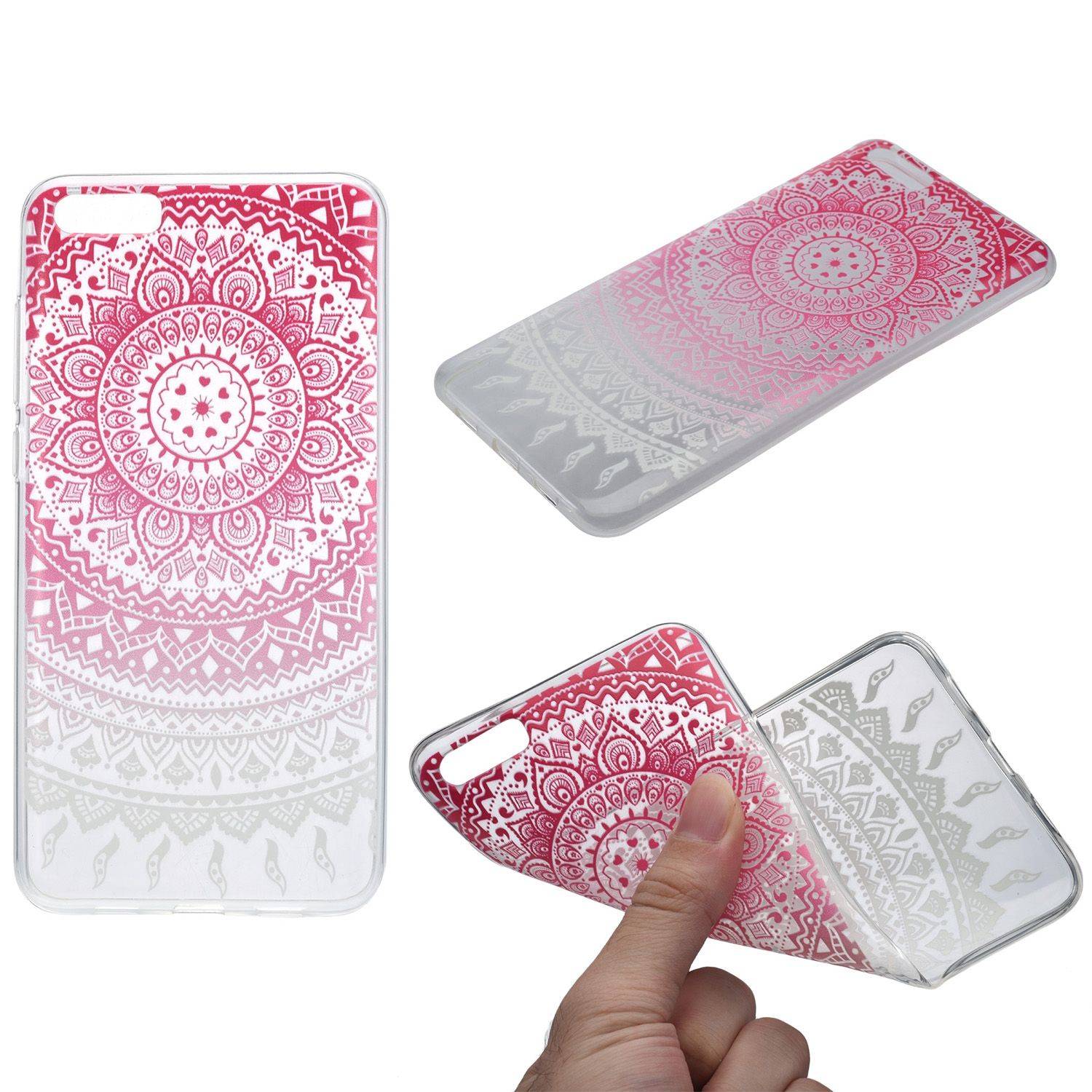 Xiaomi Mi 6 Plus Handyhülle Backcover Rosa