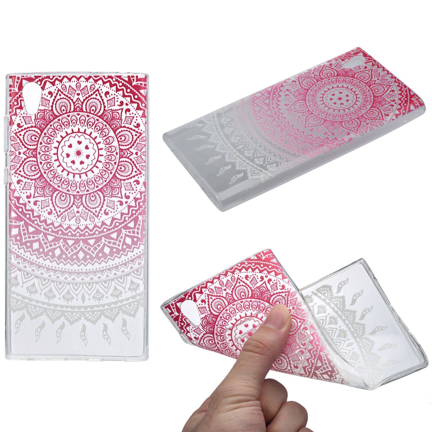Sony Xperia XA1 Handyhülle Backcover Rosa